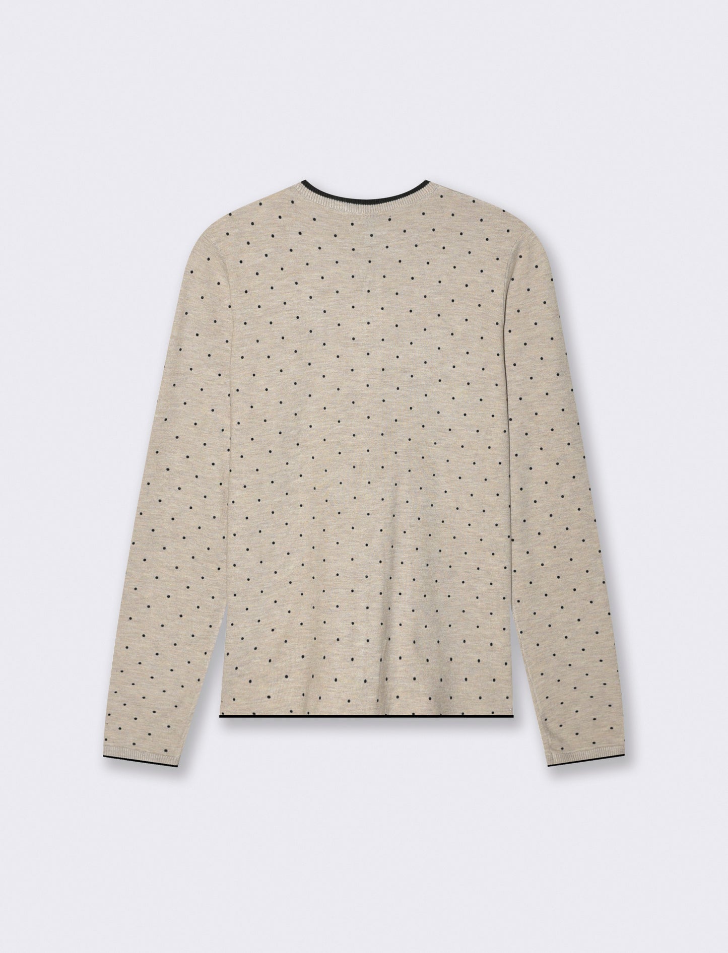 CARDIGAN STAMPATO - Beige grano