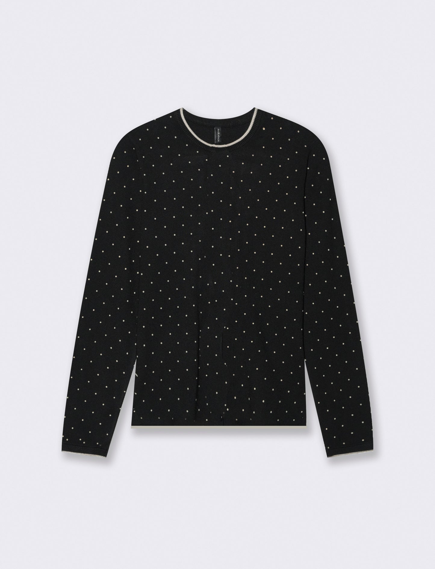 PULLOVER STAMPATO - Nero