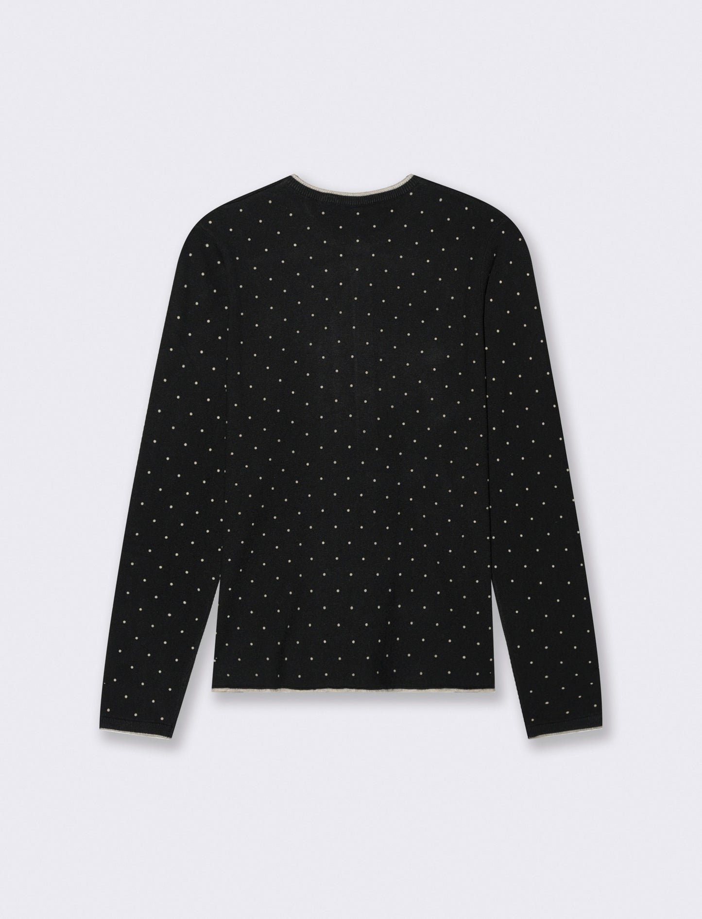 PULLOVER STAMPATO - Nero