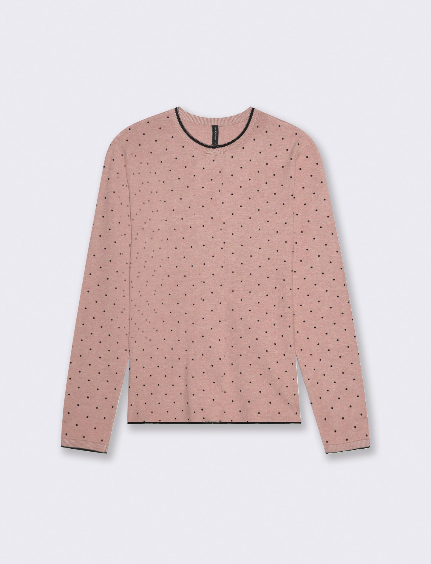 PULLOVER STAMPATO - Rosa antico