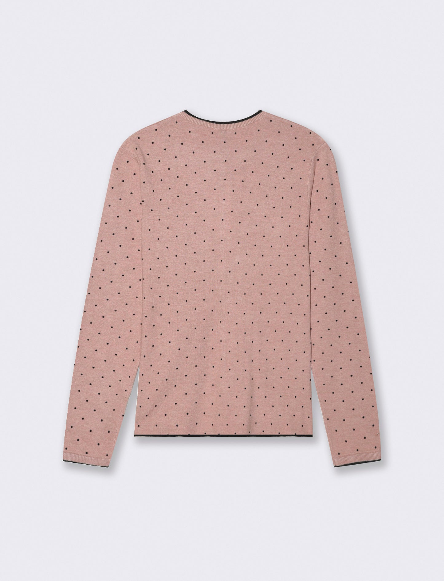 PULLOVER STAMPATO - Rosa antico