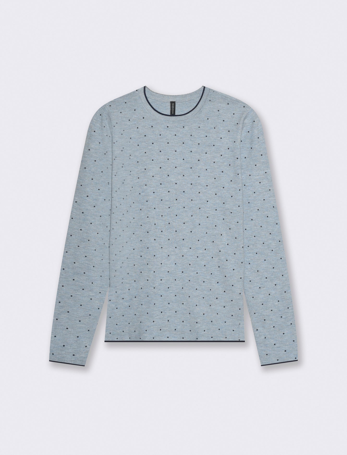 PULLOVER STAMPATO - Celeste