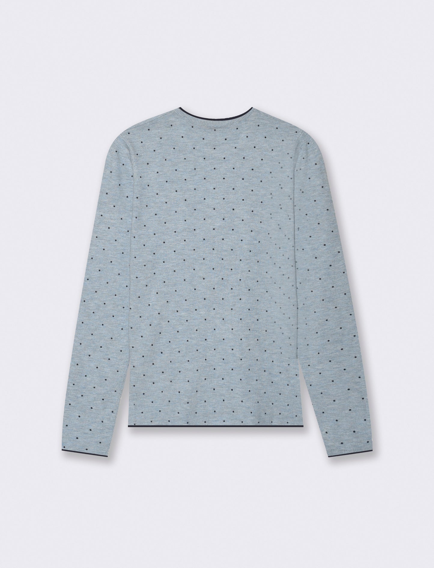 PULLOVER STAMPATO - Celeste