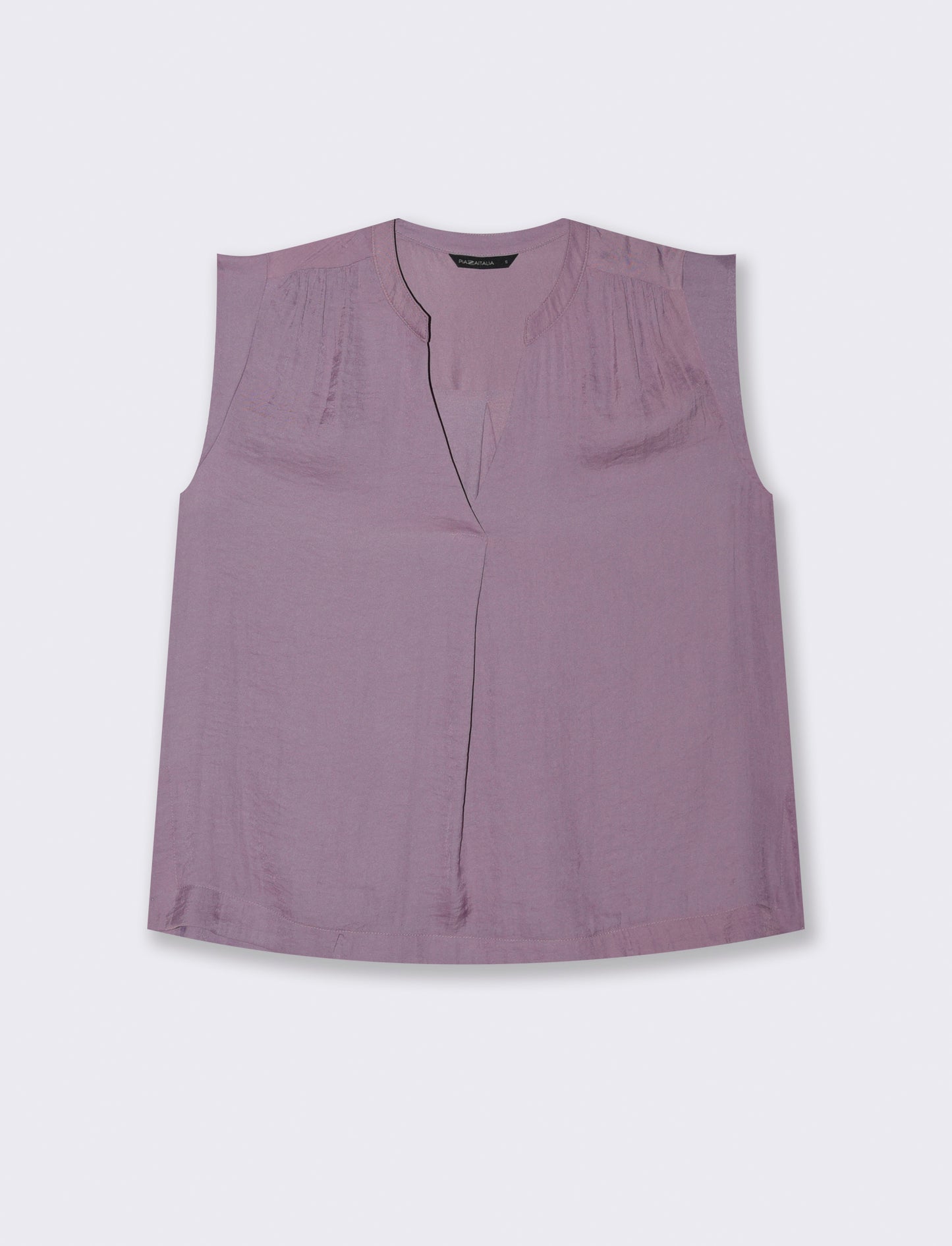 CASACCA  CON SCOLLO A V - Viola malva