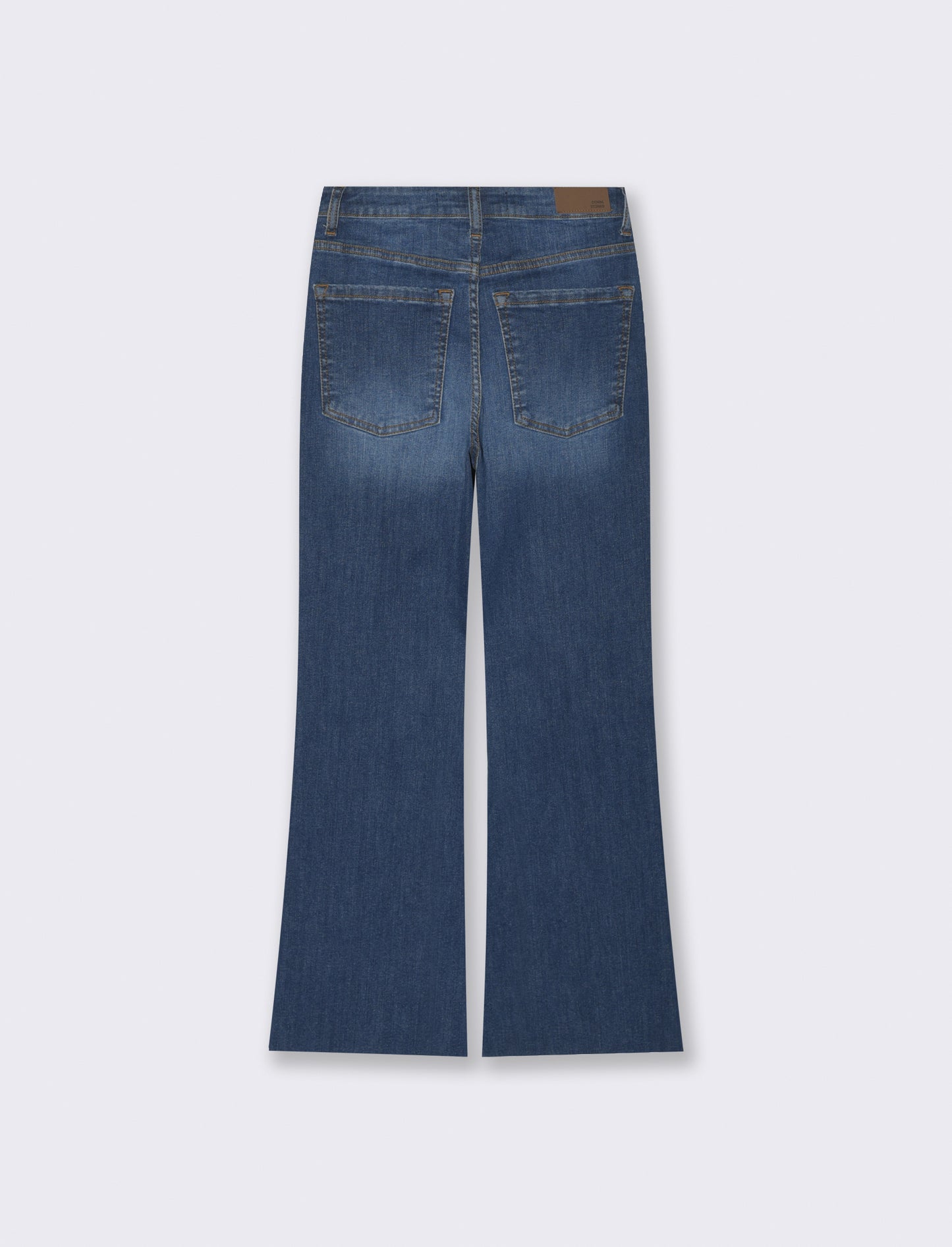 JEANS CROPPED FLARE - DENIM SCURO