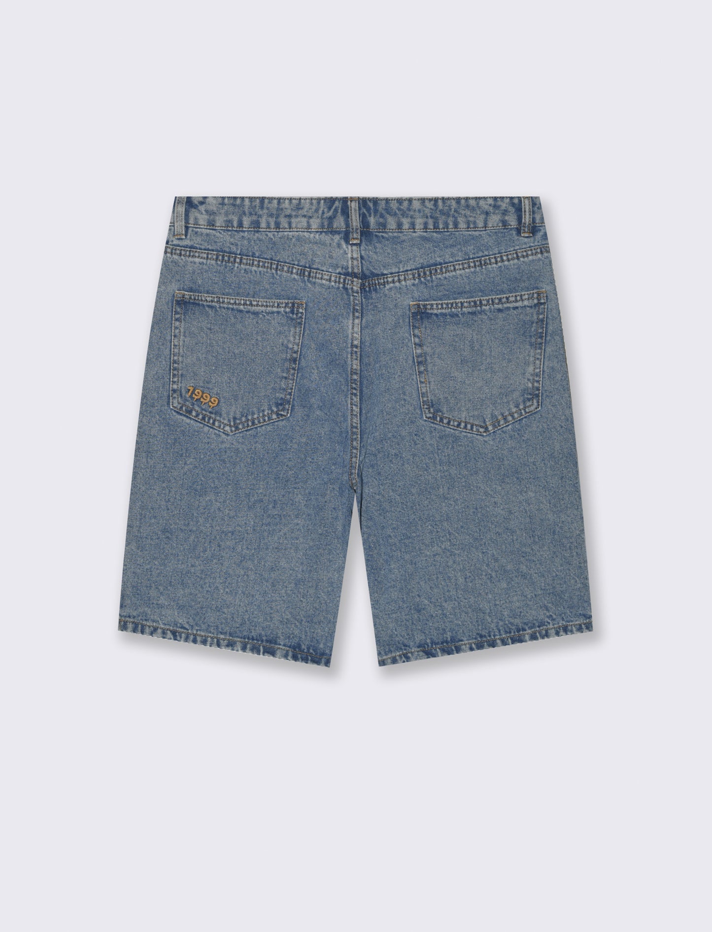 Bermuda di jeans baggy fit da uomo - Denim