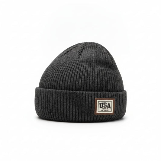 Men's Cuffed Hat - Grey