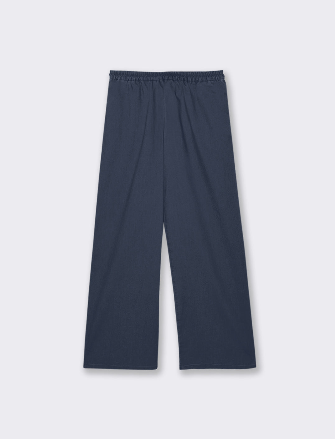 PANTALONE CON ELASTICO IN VITA - DENIM SCURO