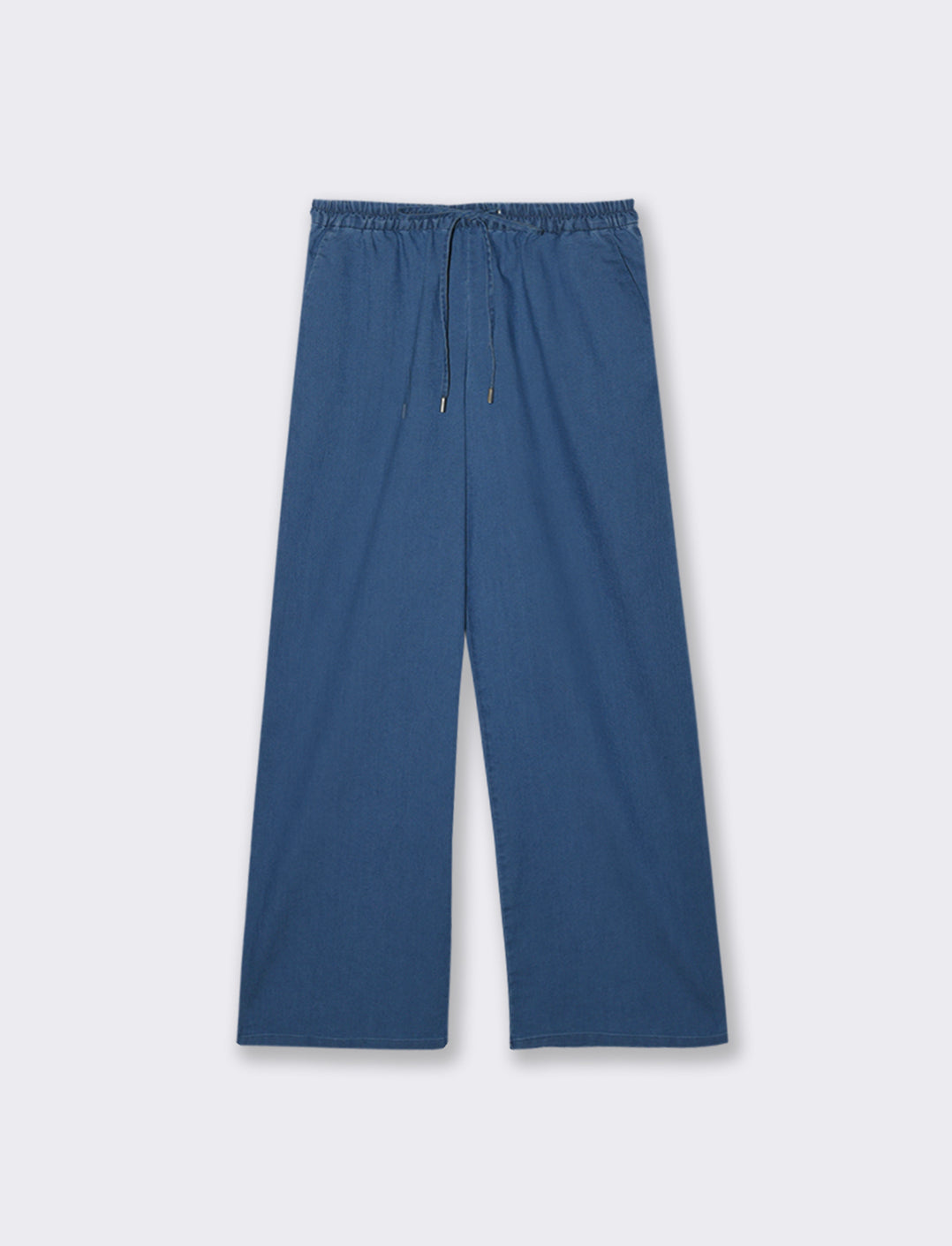 PANTALONE CON ELASTICO IN VITA - Denim