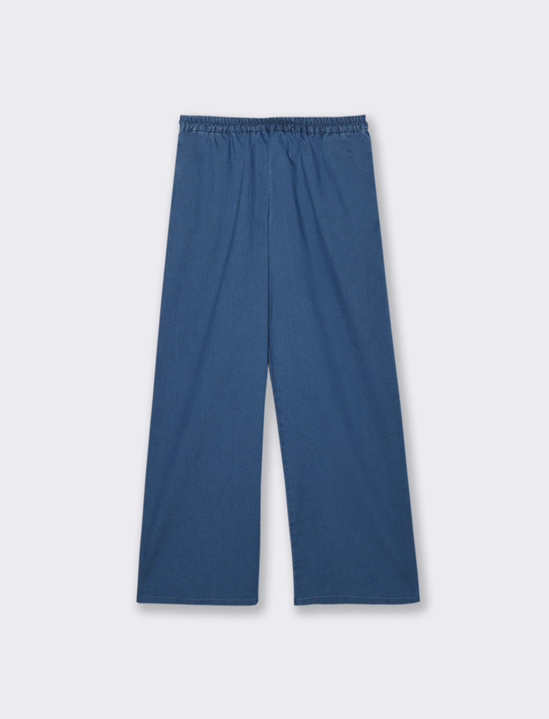 PANTALONE CON ELASTICO IN VITA - Denim