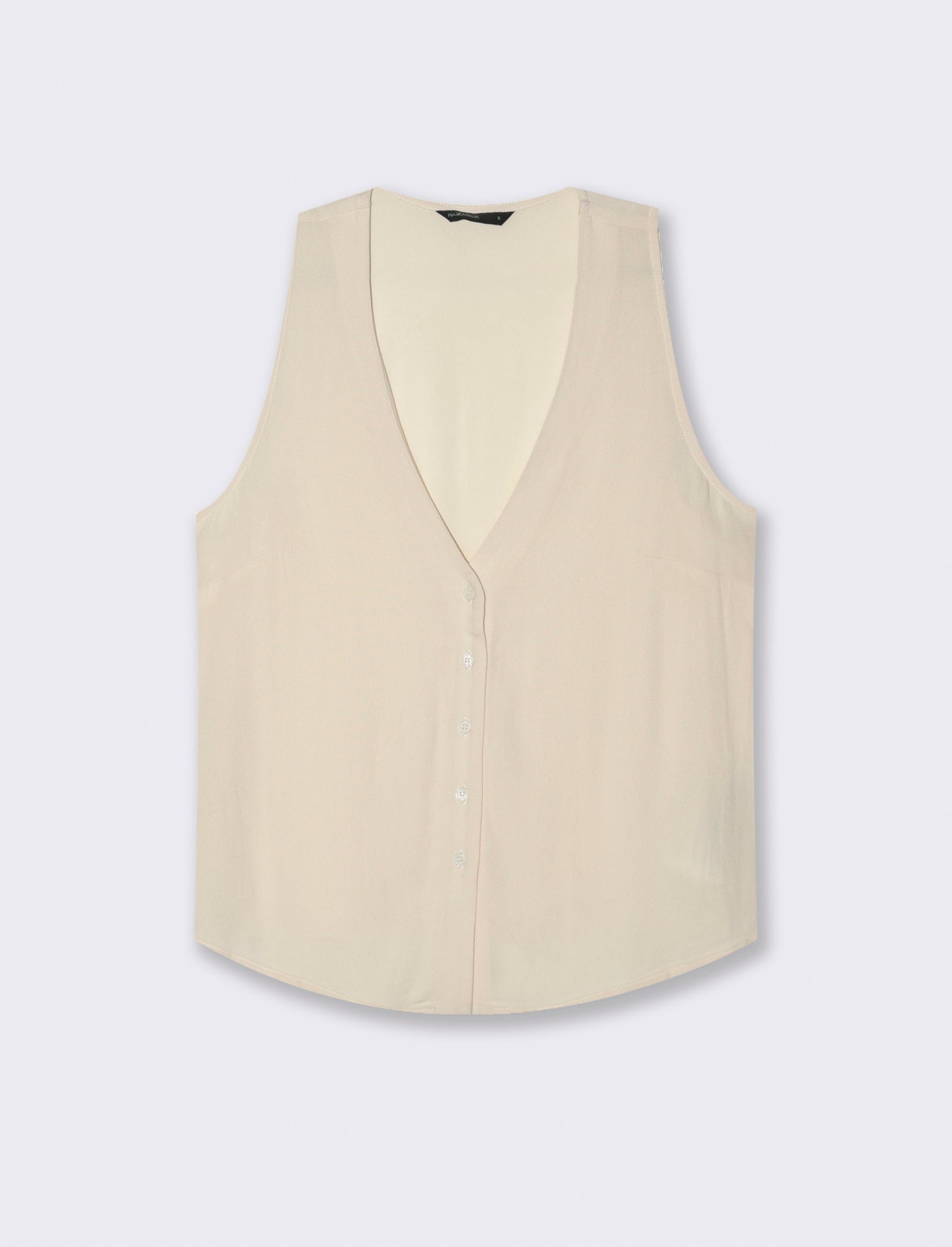 BLUSA SMANICATA - Avorio