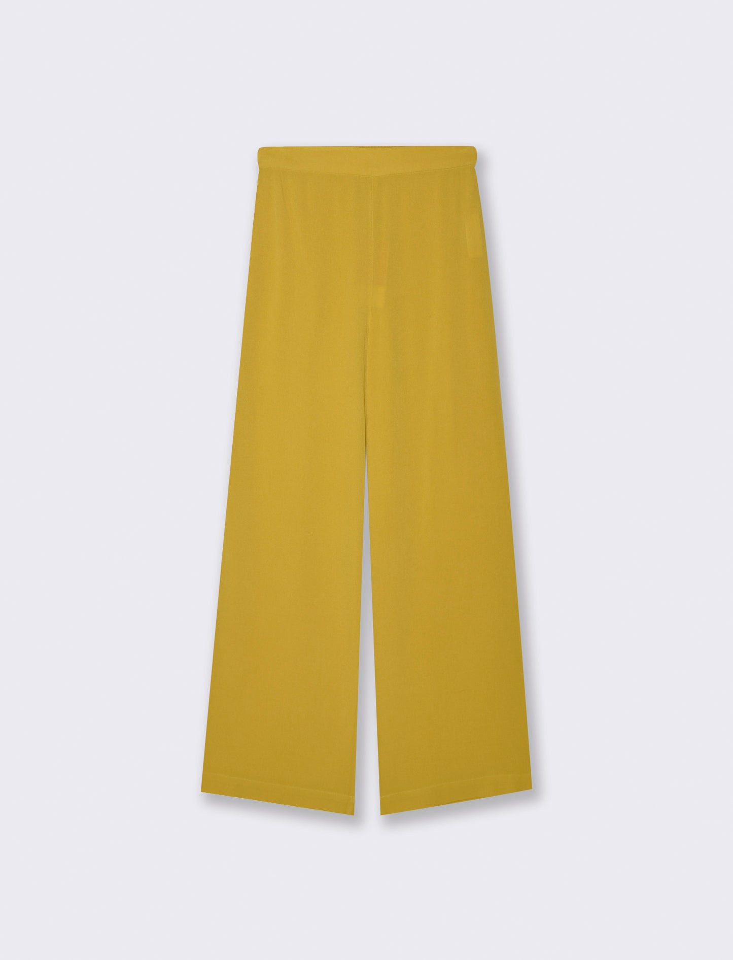PANTALONE PALAZZO - Mostarda