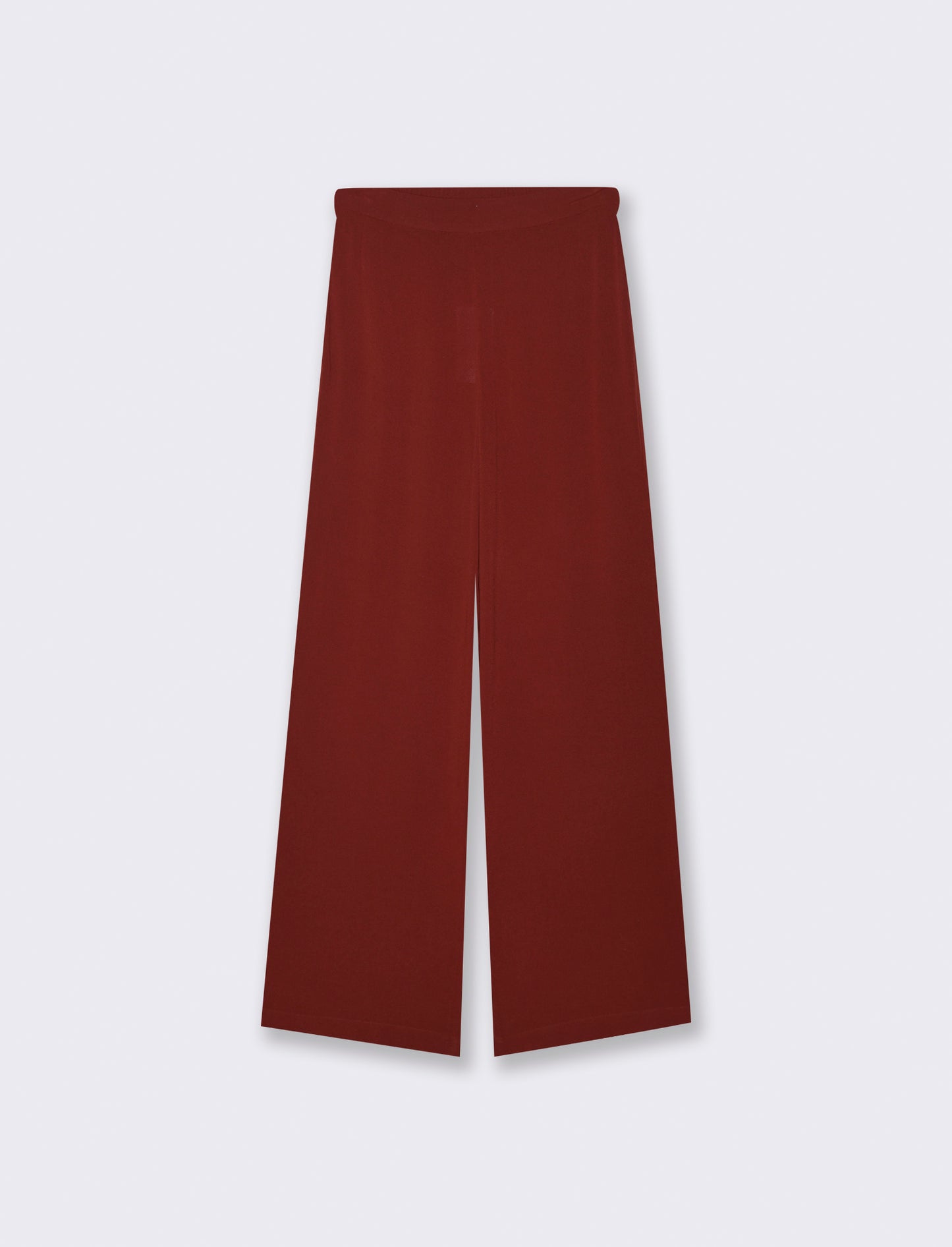 PANTALONE PALAZZO - Marrone bruciato
