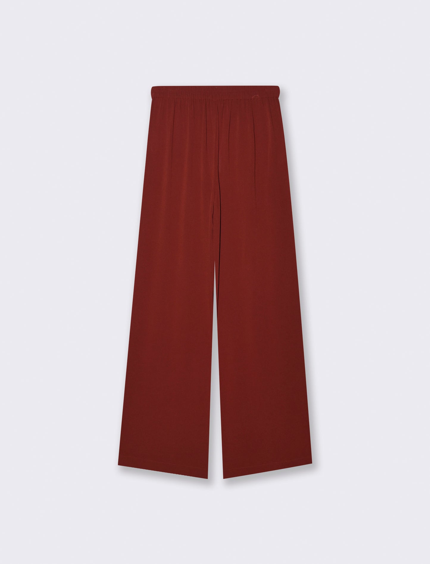 PANTALONE PALAZZO - Marrone bruciato