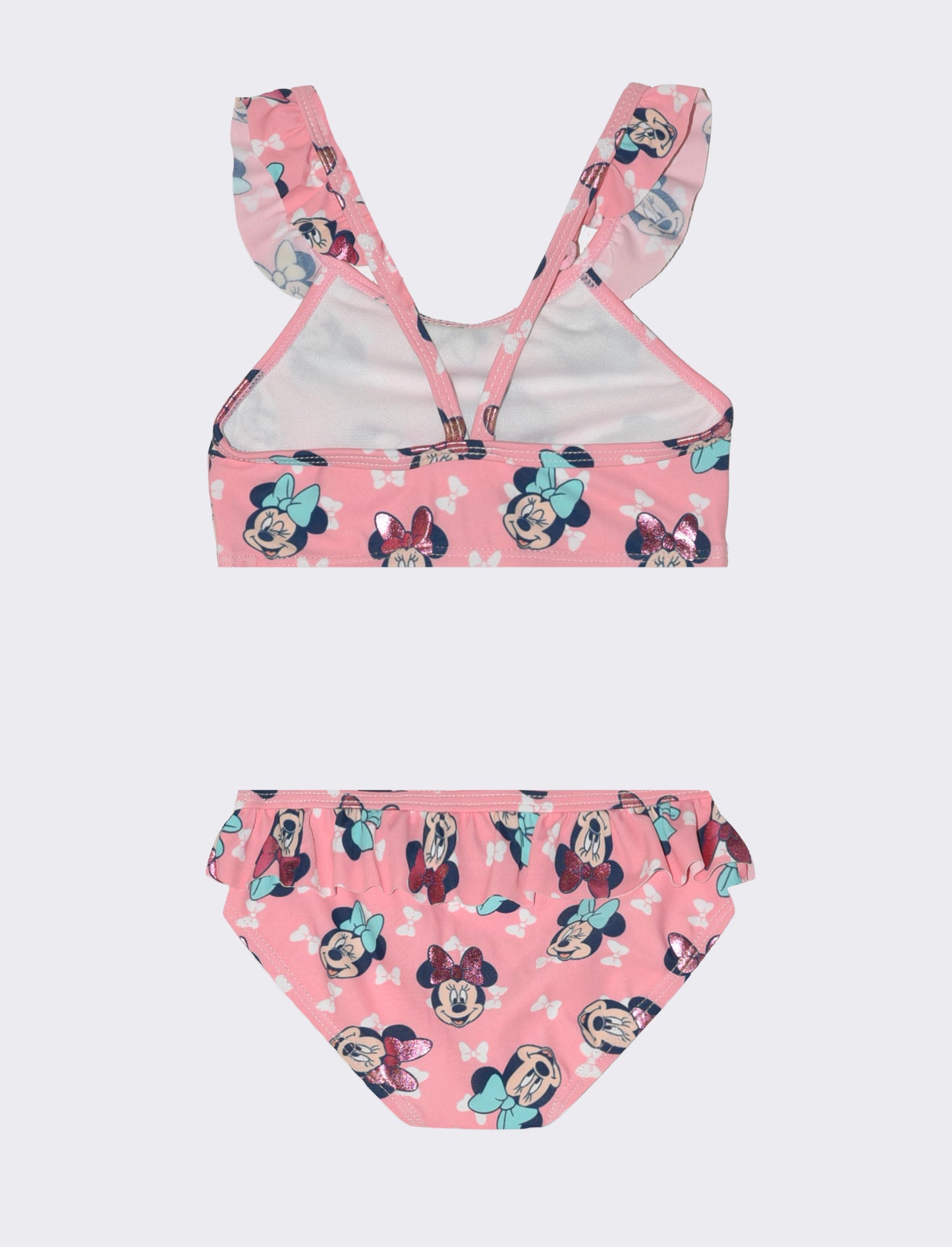 Costume due pezzi rosa Minnie da neonata - Rosa