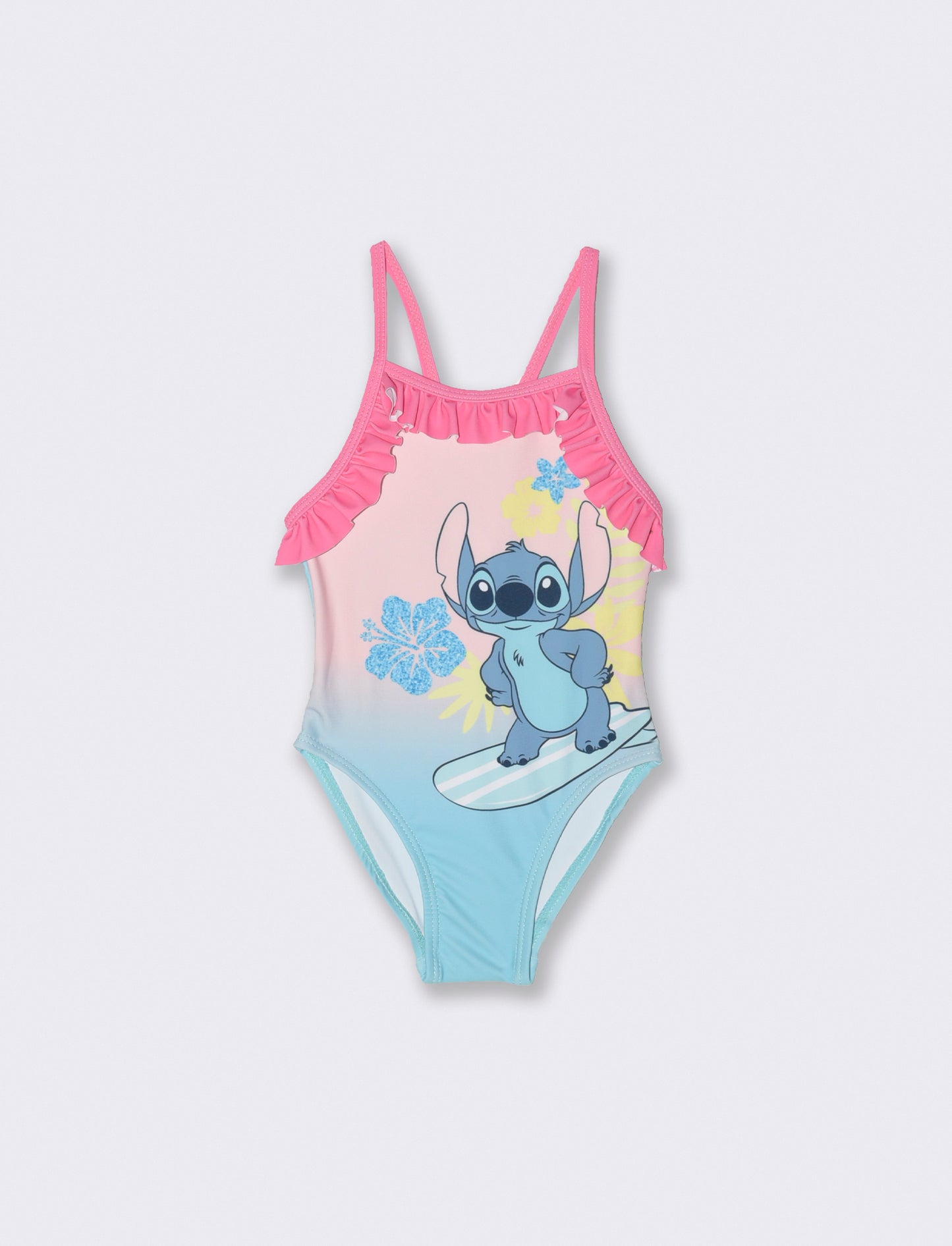 Costume intero sfumato Stitch da neonata - Turchese