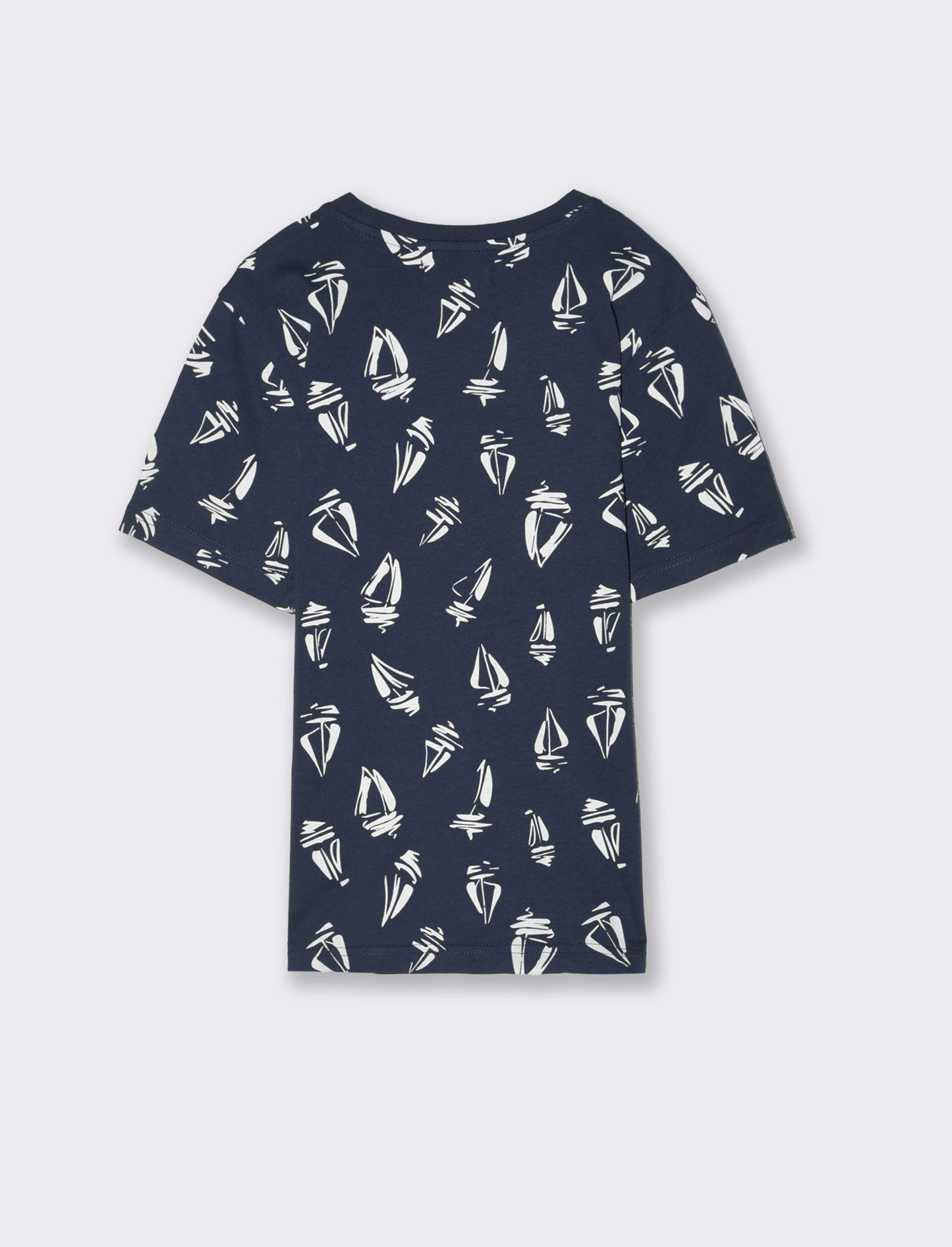 T-shirt all-over in jersey da bambino - Blu