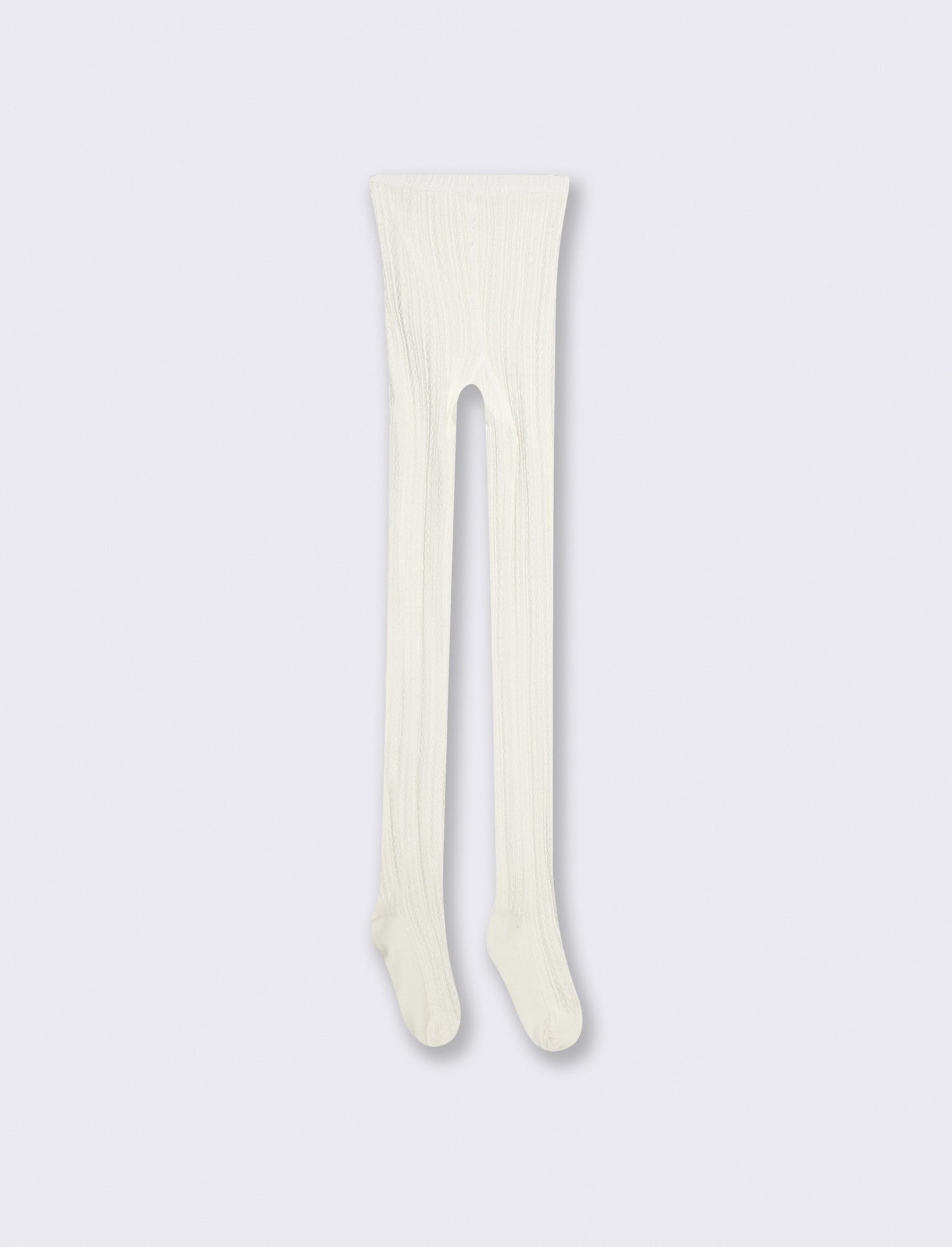 Soft Twisted Pattern Compression Socks - White