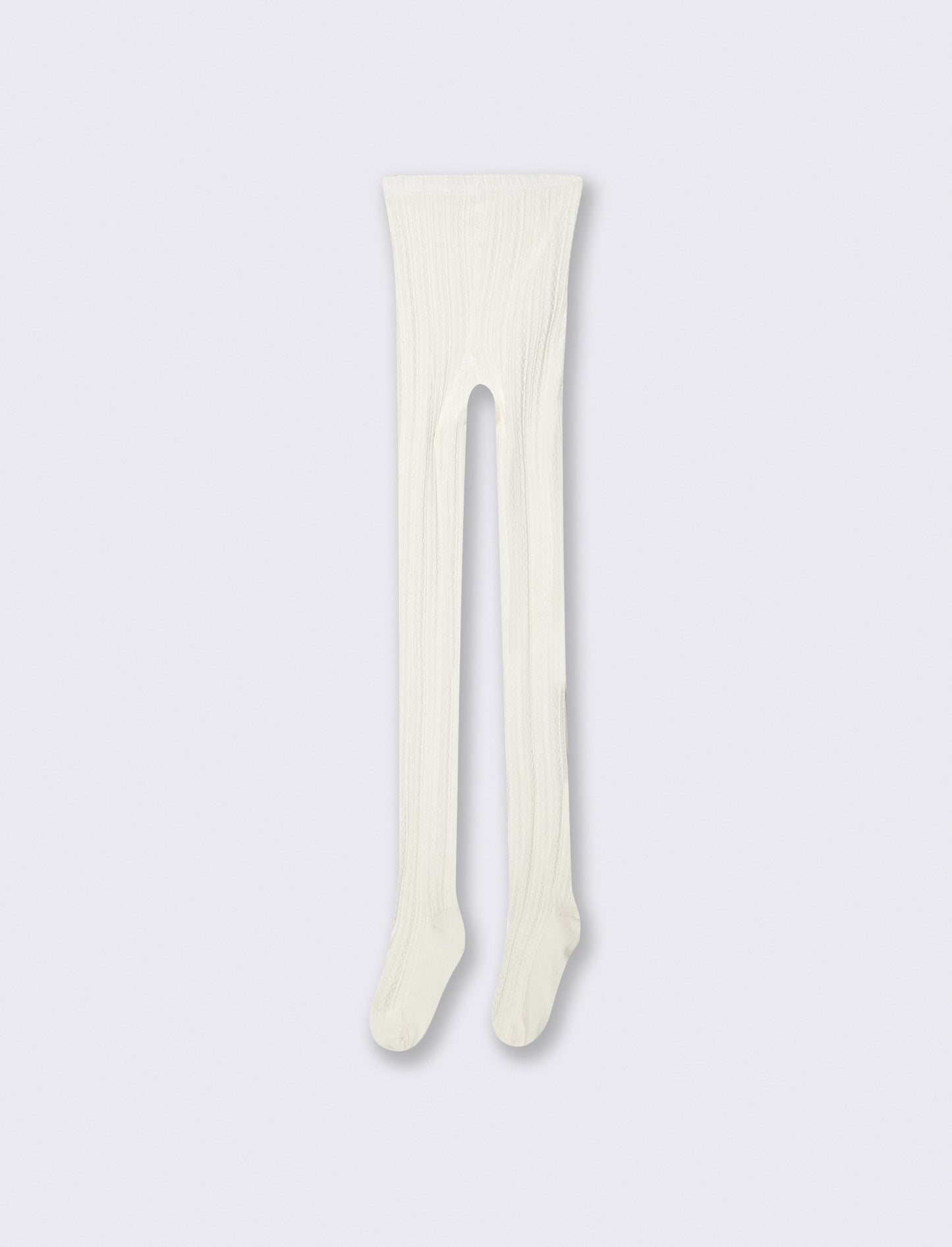 Soft Twisted Pattern Compression Socks - White