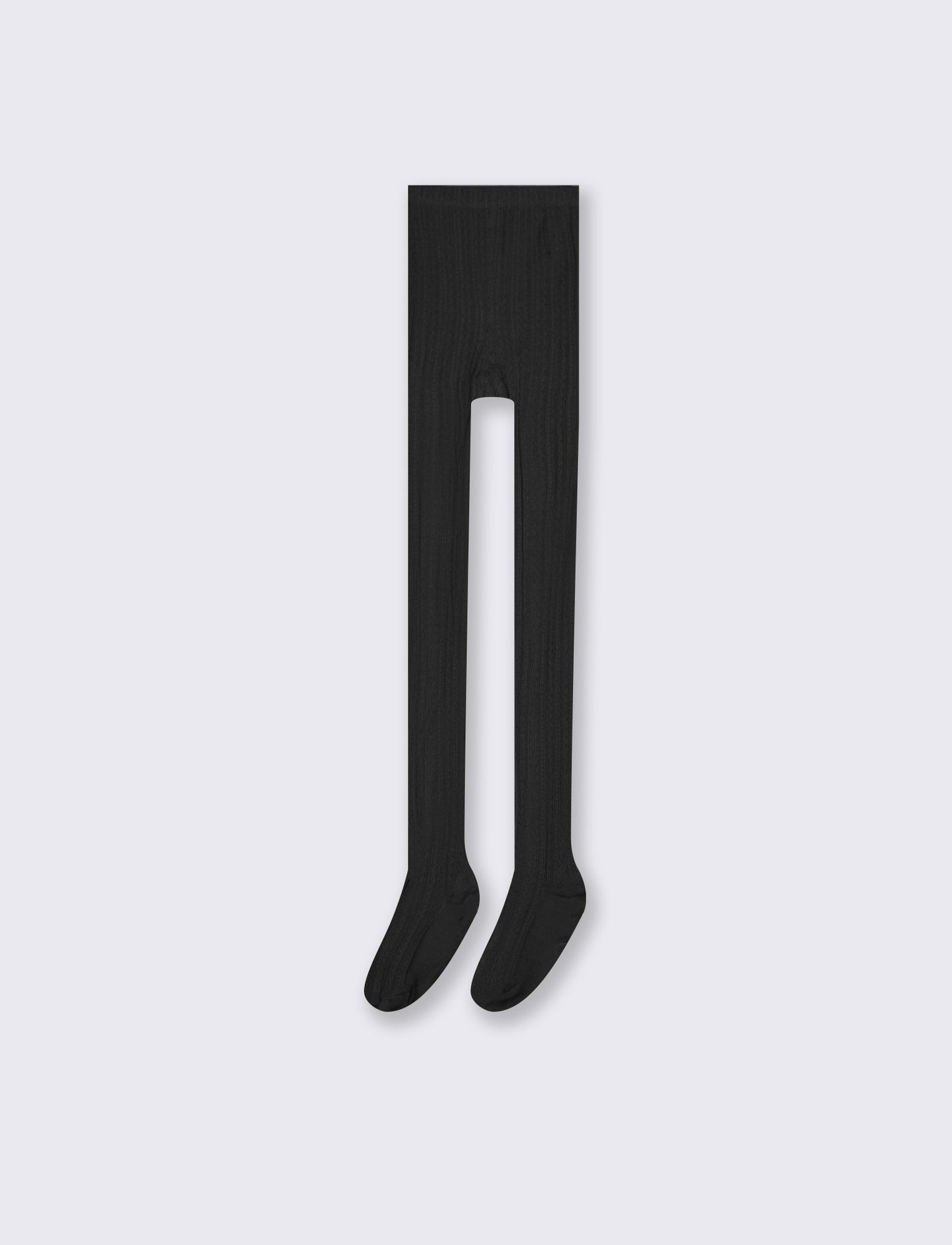 Soft Twisted Pattern Compression Socks - Black