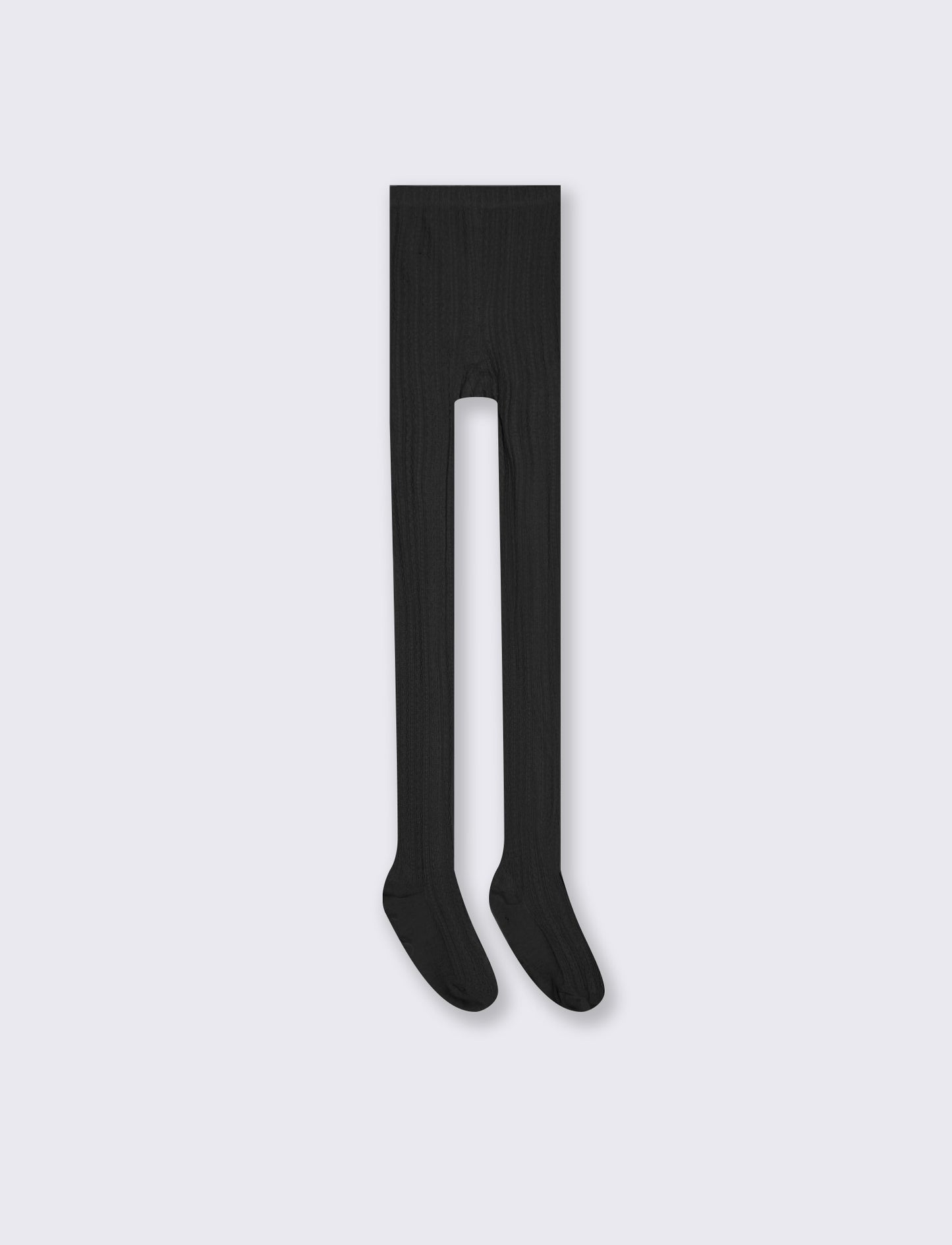 Soft Twisted Pattern Compression Socks - Black