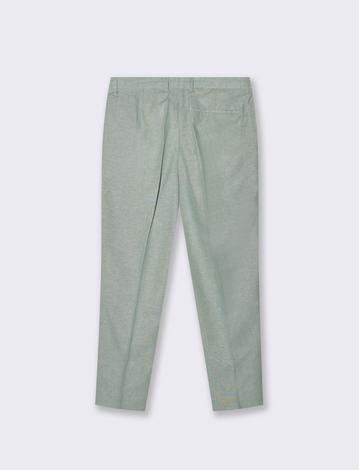 Pantaloni jogger da completo in misto lino da uomo - Verde