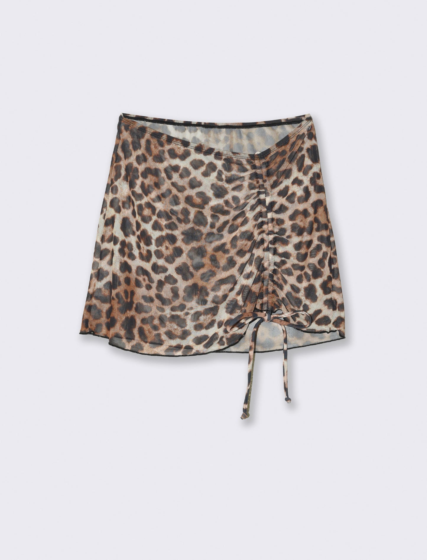Copricostume mare donna gonna microrete - Maculato