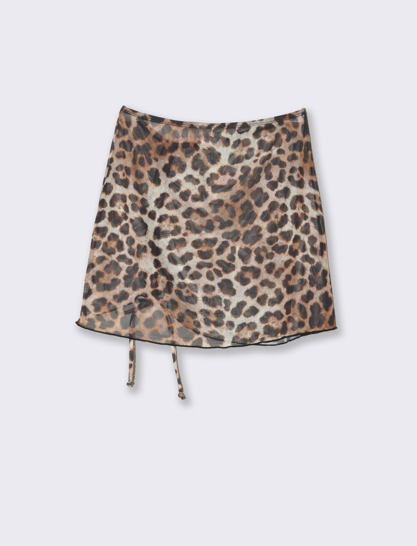 Copricostume mare donna gonna microrete - Maculato