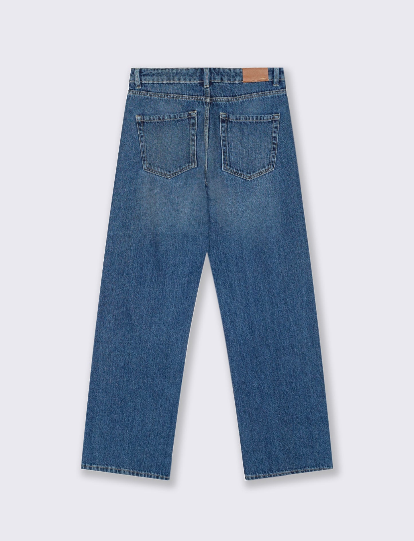 JEANS WIDE LEG - DENIM SCURO