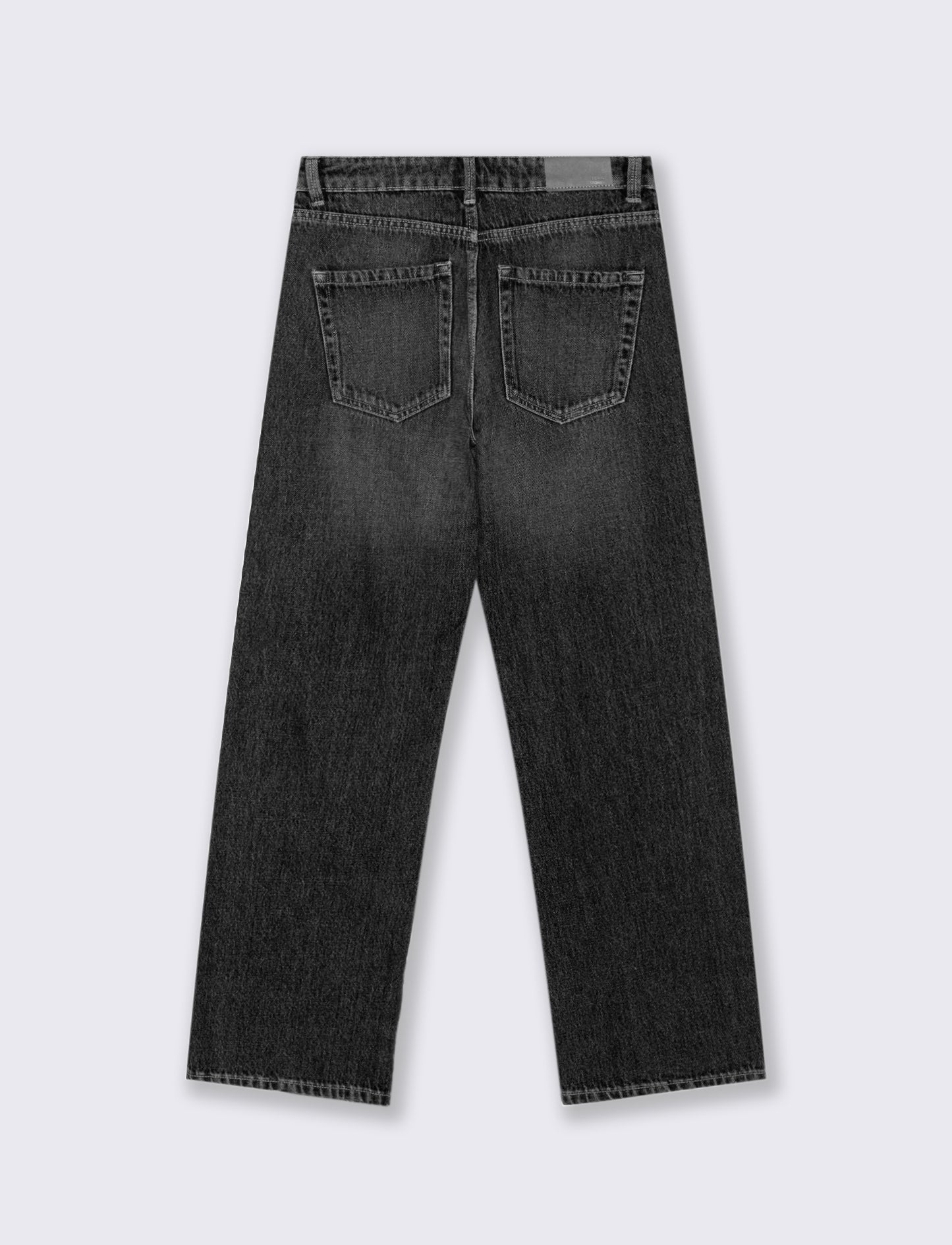 JEANS WIDE LEG - Nero
