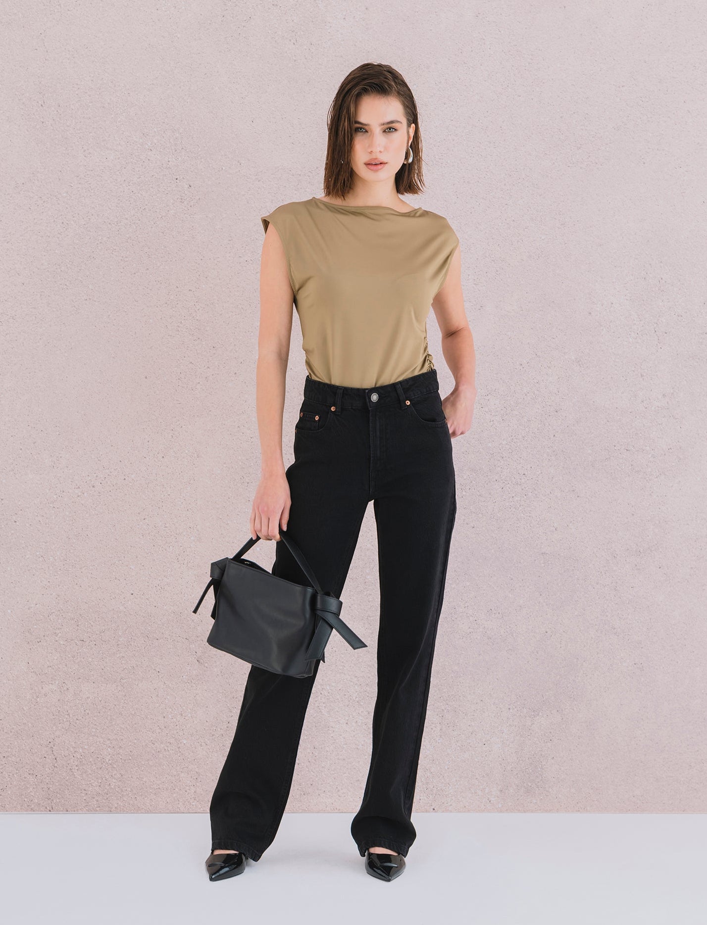 JEANS STRAIGHT - Nero