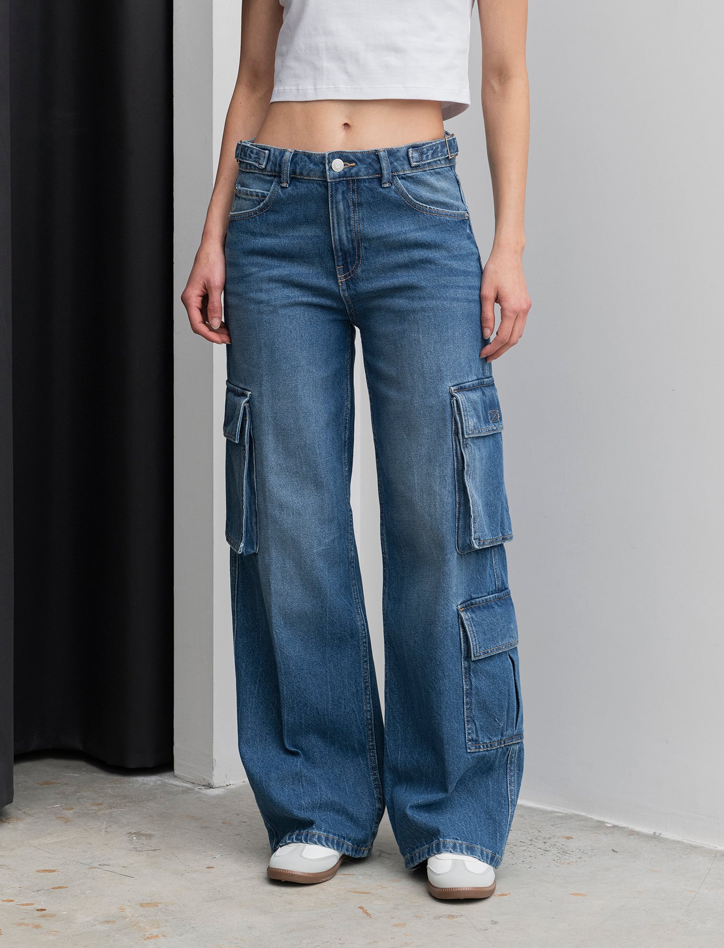 JEANS CARGO - Denim