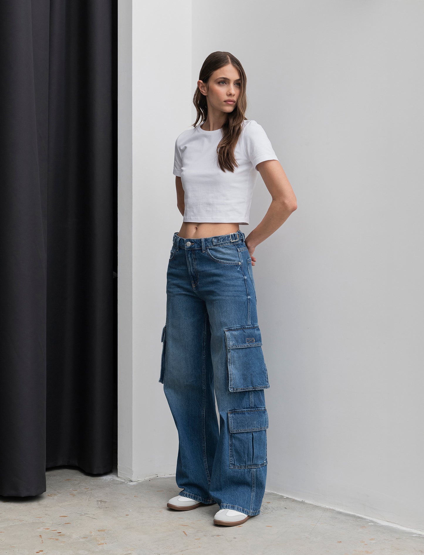 JEANS CARGO - Denim