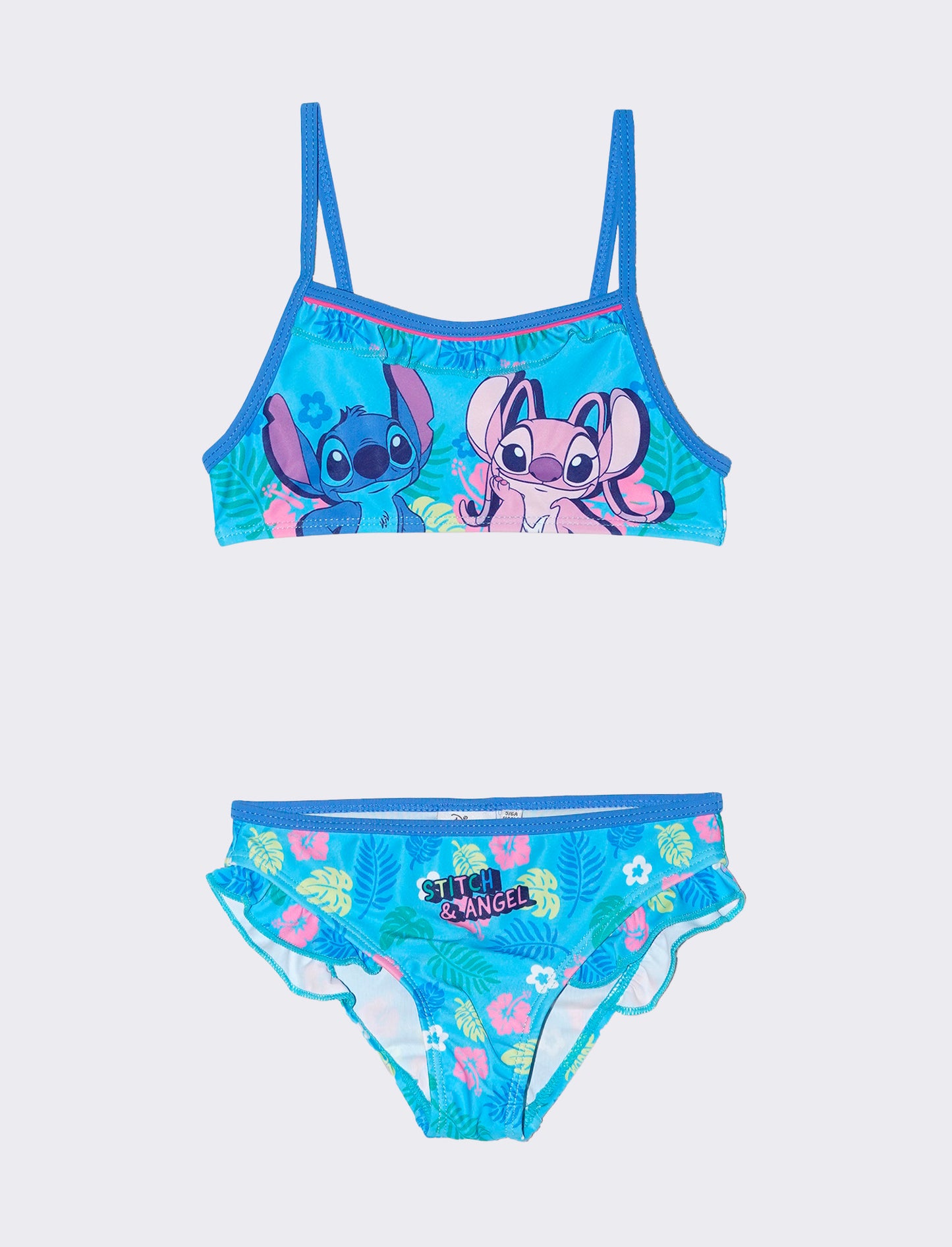 Costume due pezzi Stitch & Angel da bambina - Blu