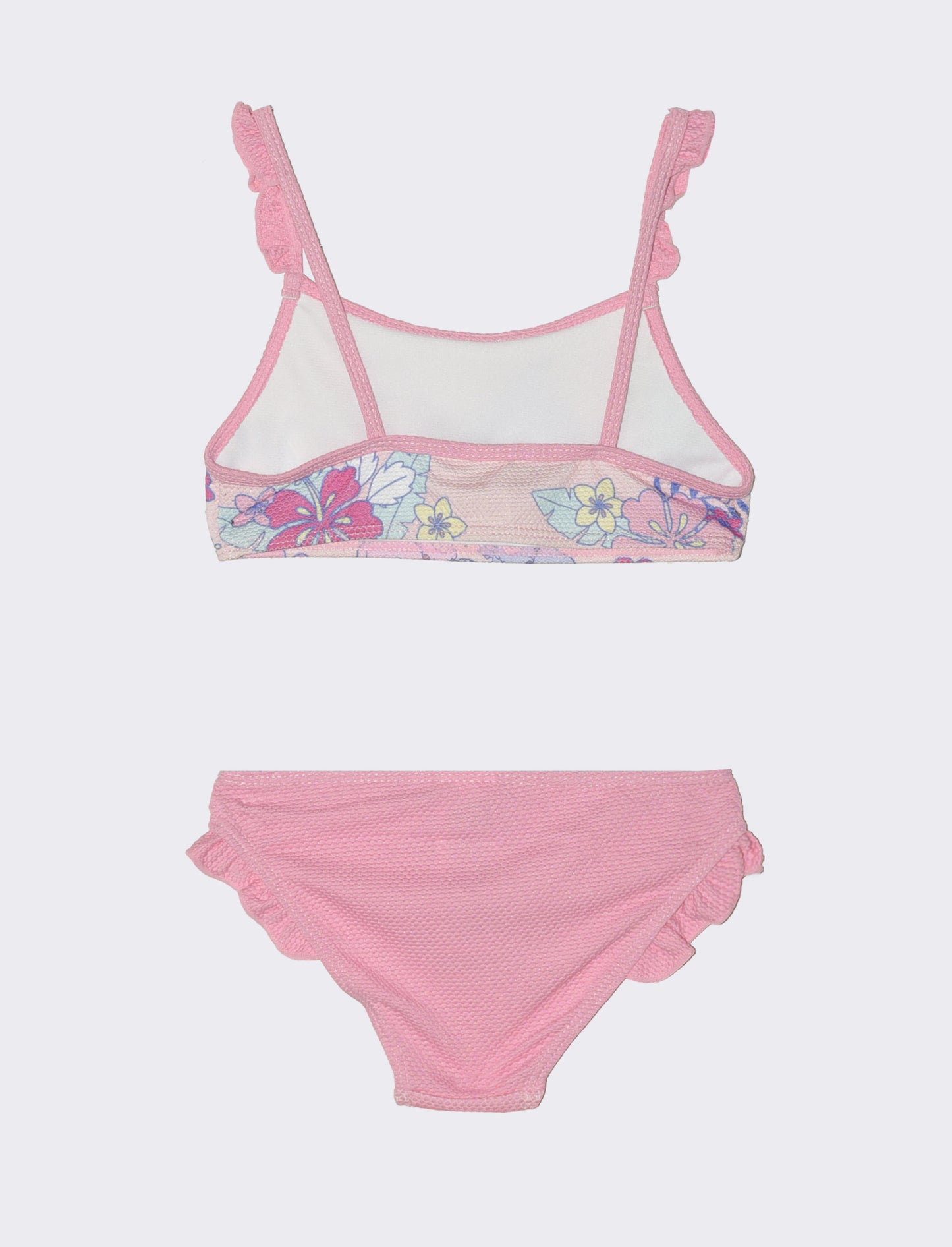 Costume due pezzi Stitch & Angel da bambina - Rosa