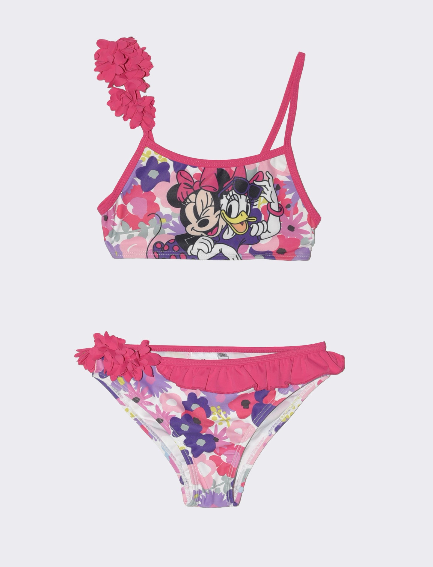 Minnie & Daisy Printed Two-Piece Costume for Girls - Fuxia