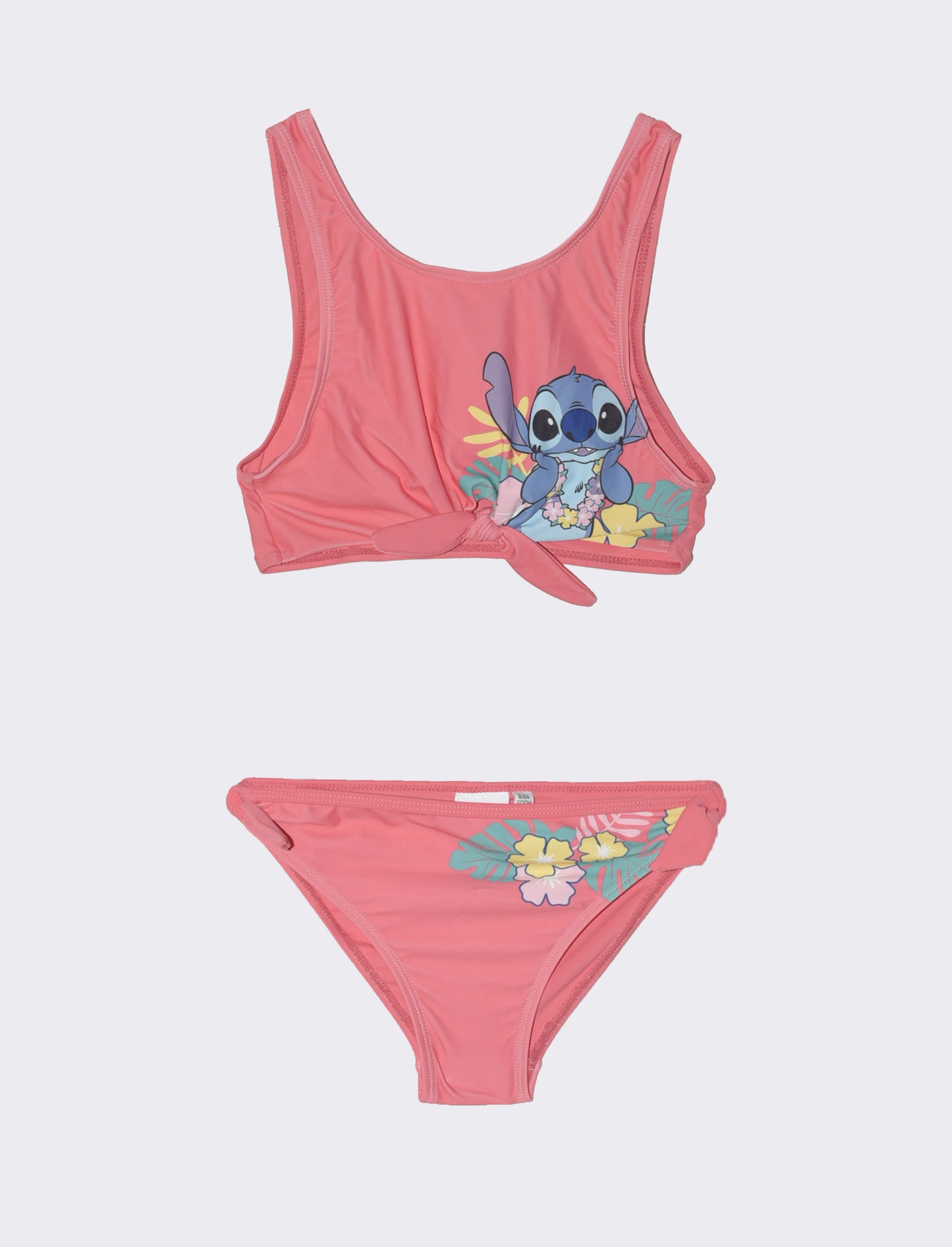 Costume due pezzi con Stampa Stitch da bambina - Rosa