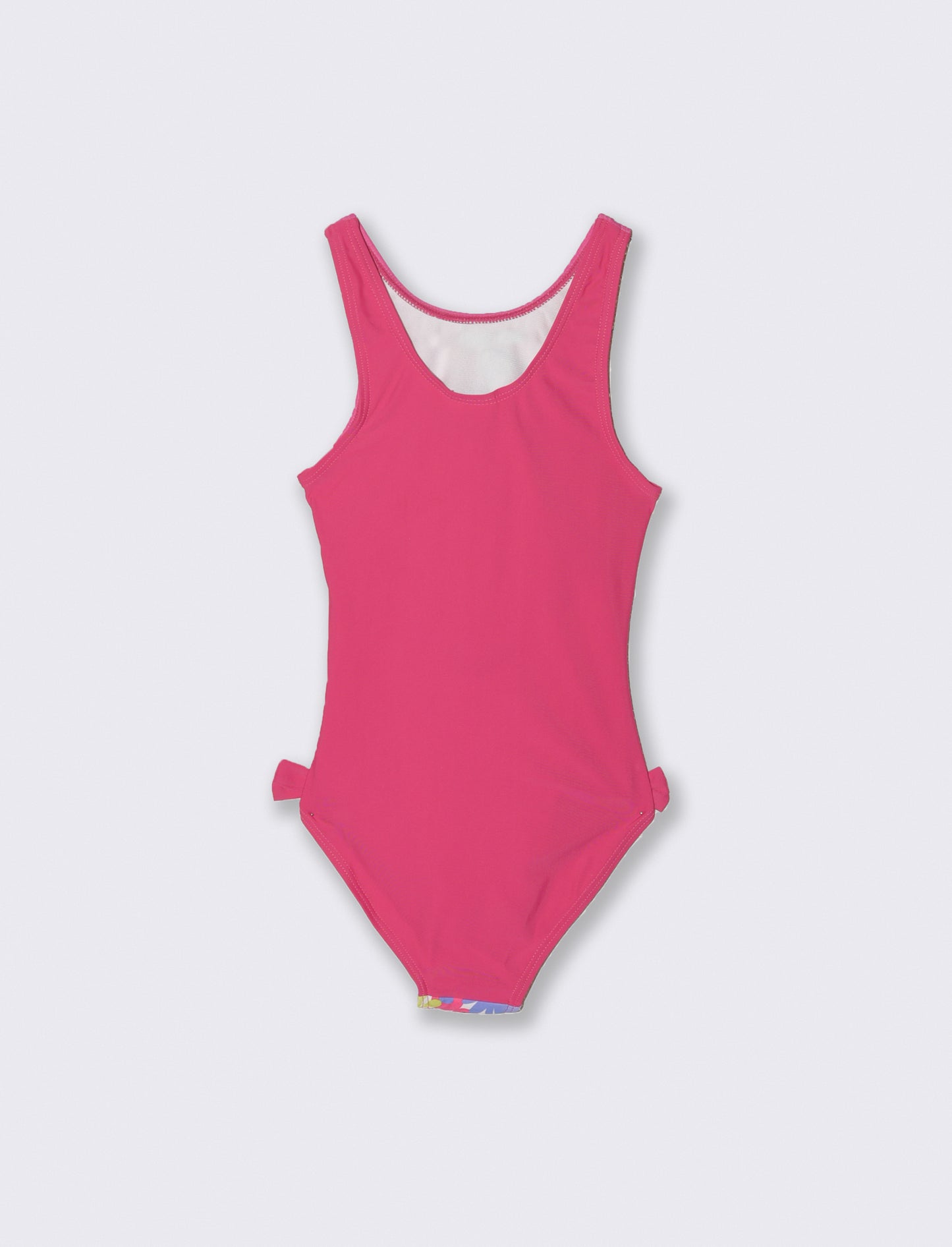 Costume intero stampato Minnie da bambina - Fuxia