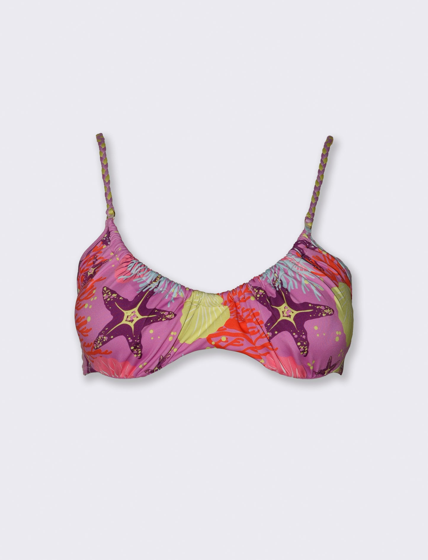 Reggiseno mare donna balconcino stampa - Multicolore