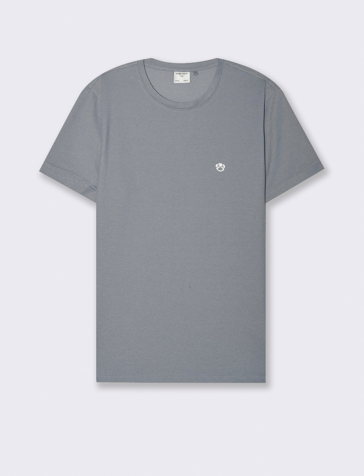 T-shirt in piquet da uomo - Celeste