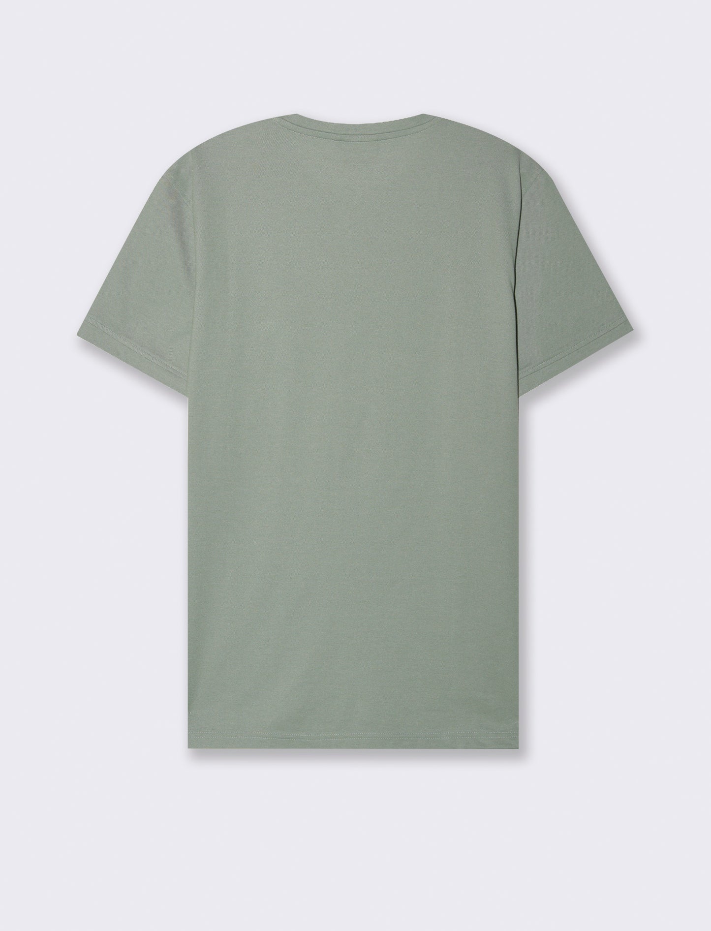 T-shirt in piquet da uomo - Verde