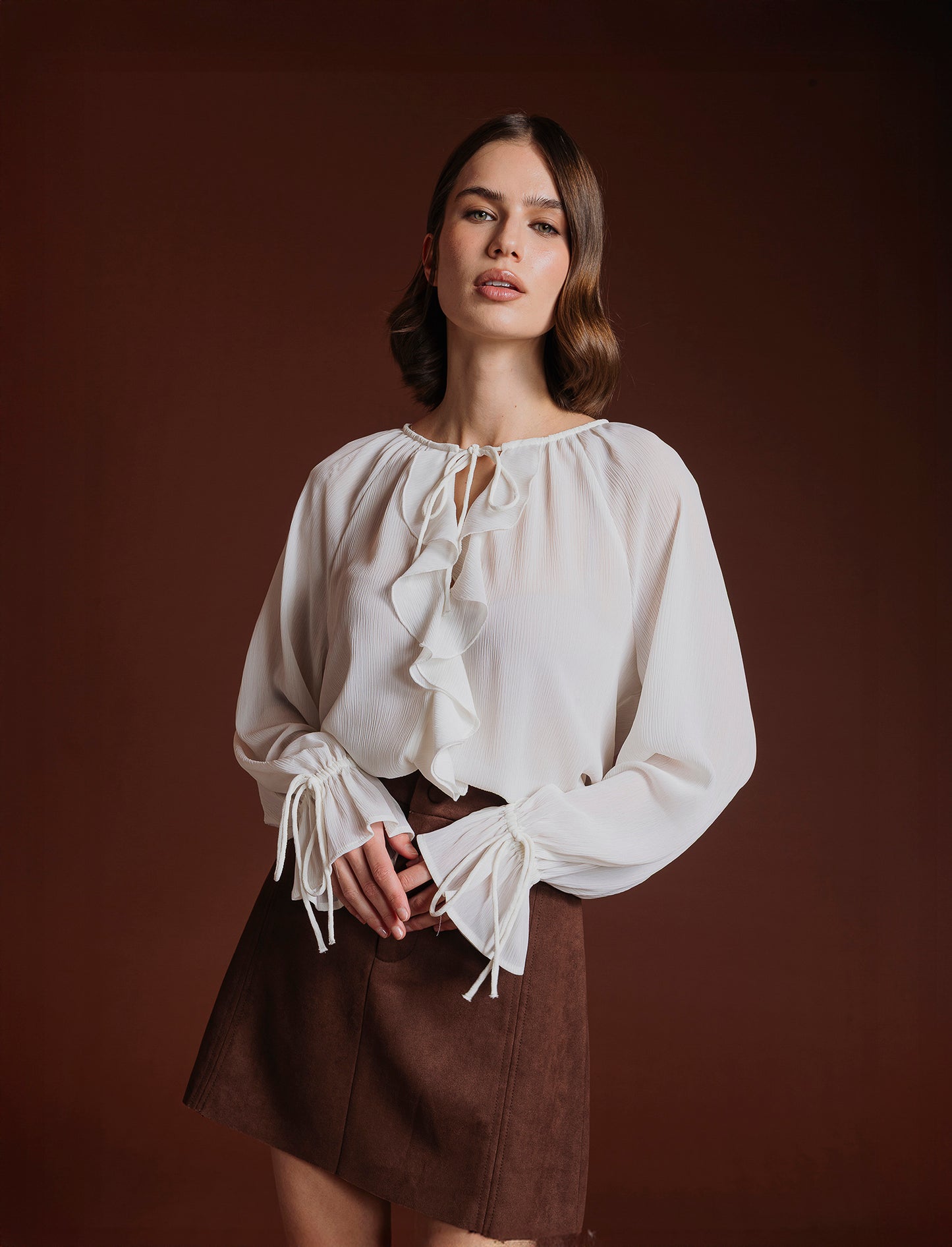 CASACCA CON ROUCHES - Avorio