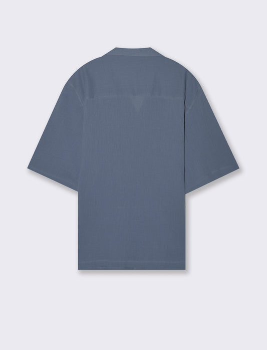 Camicia in cotone strutturato da uomo - CARTA DA ZUCCHERO
