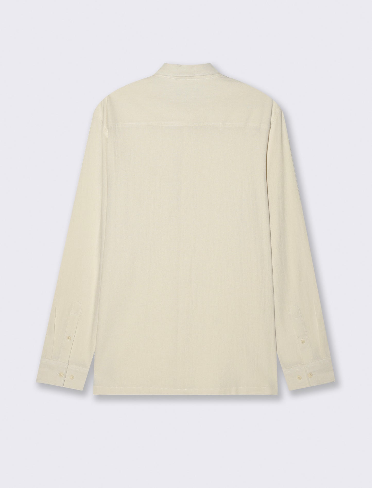Camicia in cotone comfort da uomo - Beige ecru