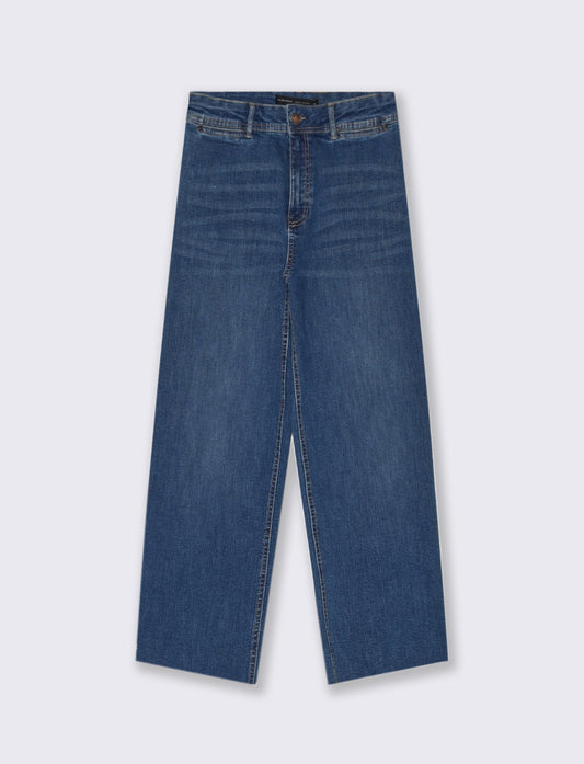 PANTALONE CROP - Denim