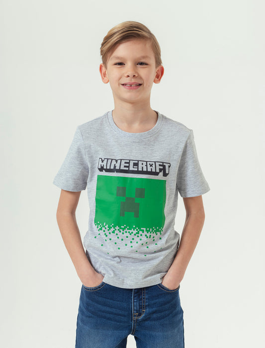 Tshirt Minecraft da bambino - Verde