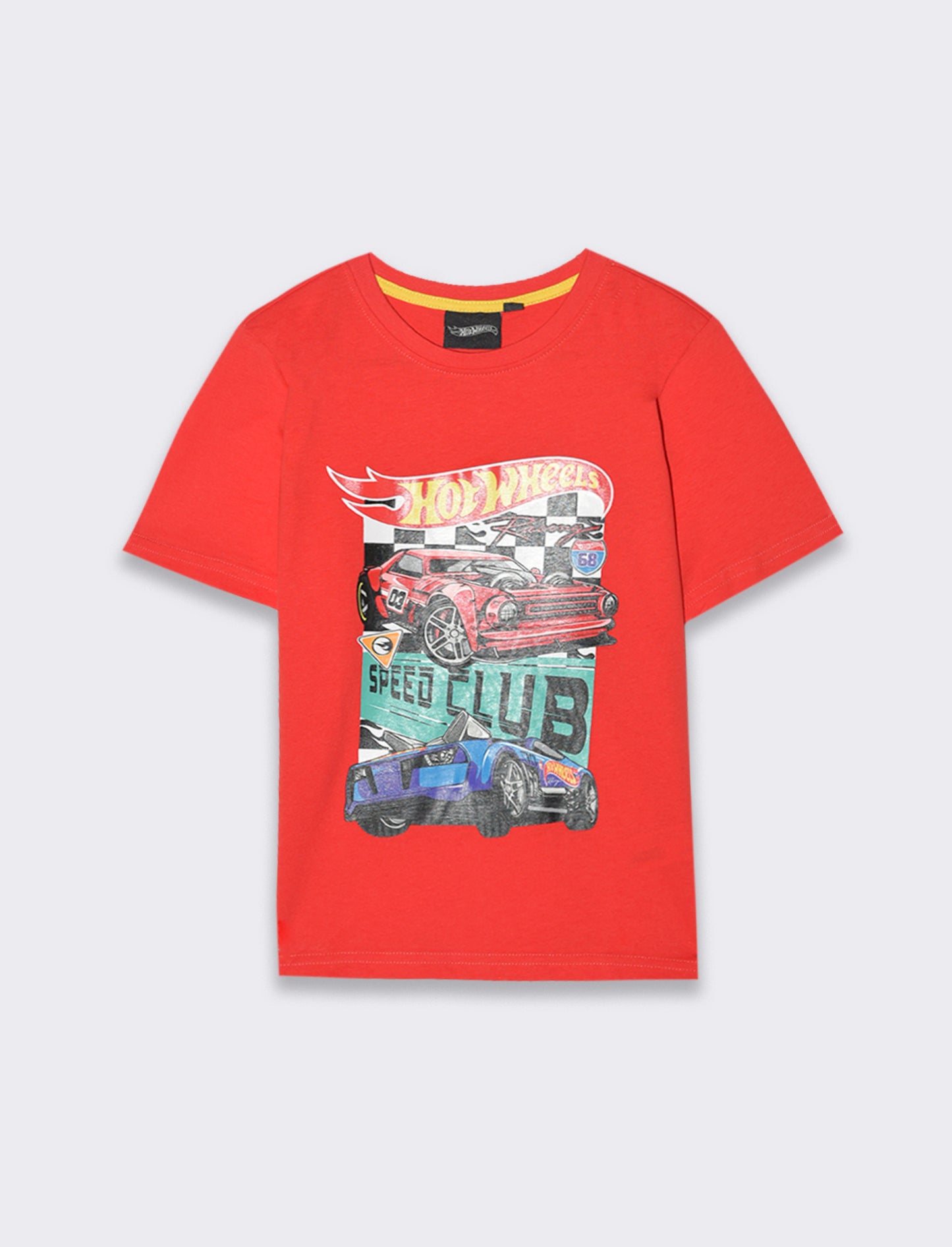 Maglietta con Mattel Hot Wheels da bambino - Rosso