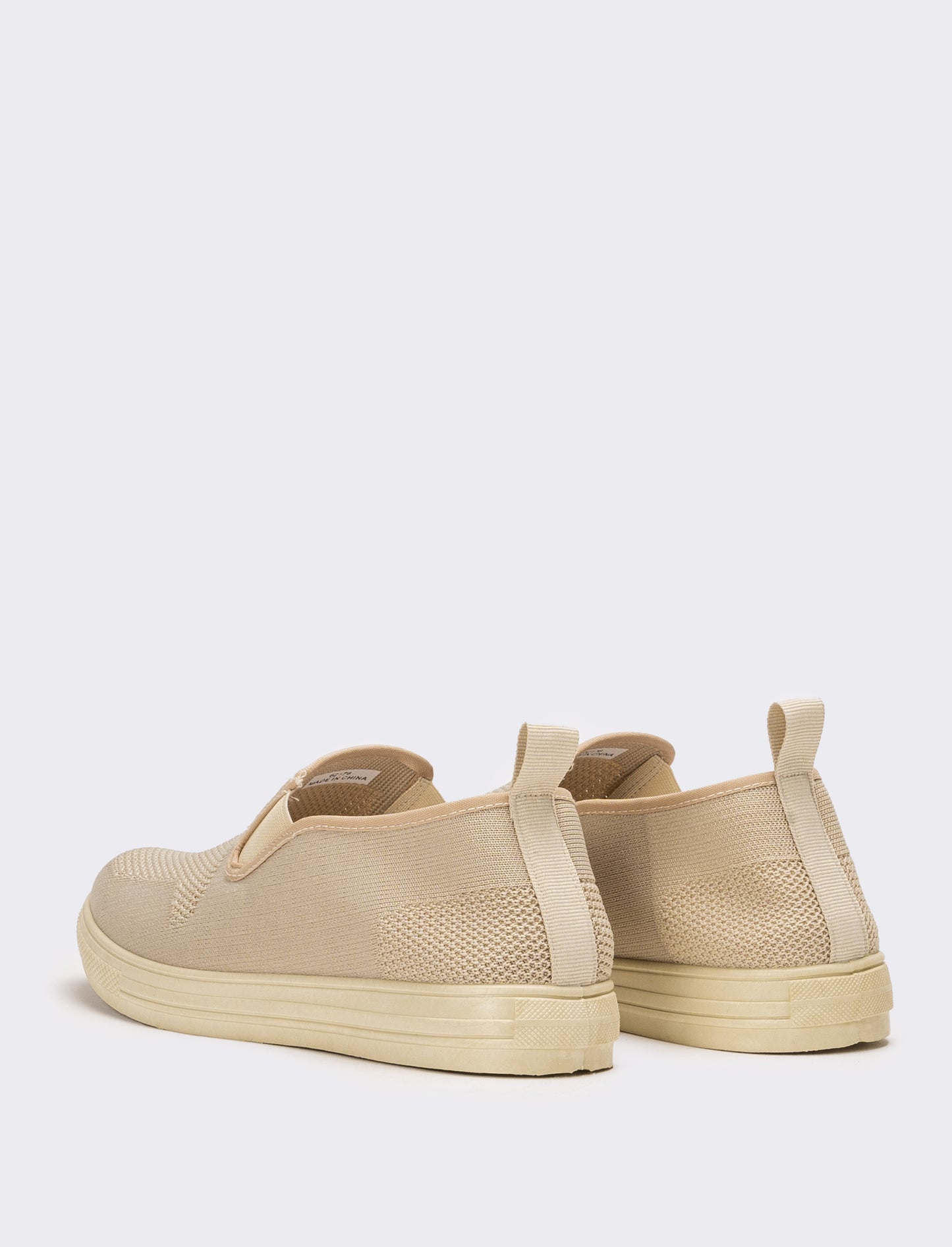 Slip-on in tessuto tecnico da uomo - Beige