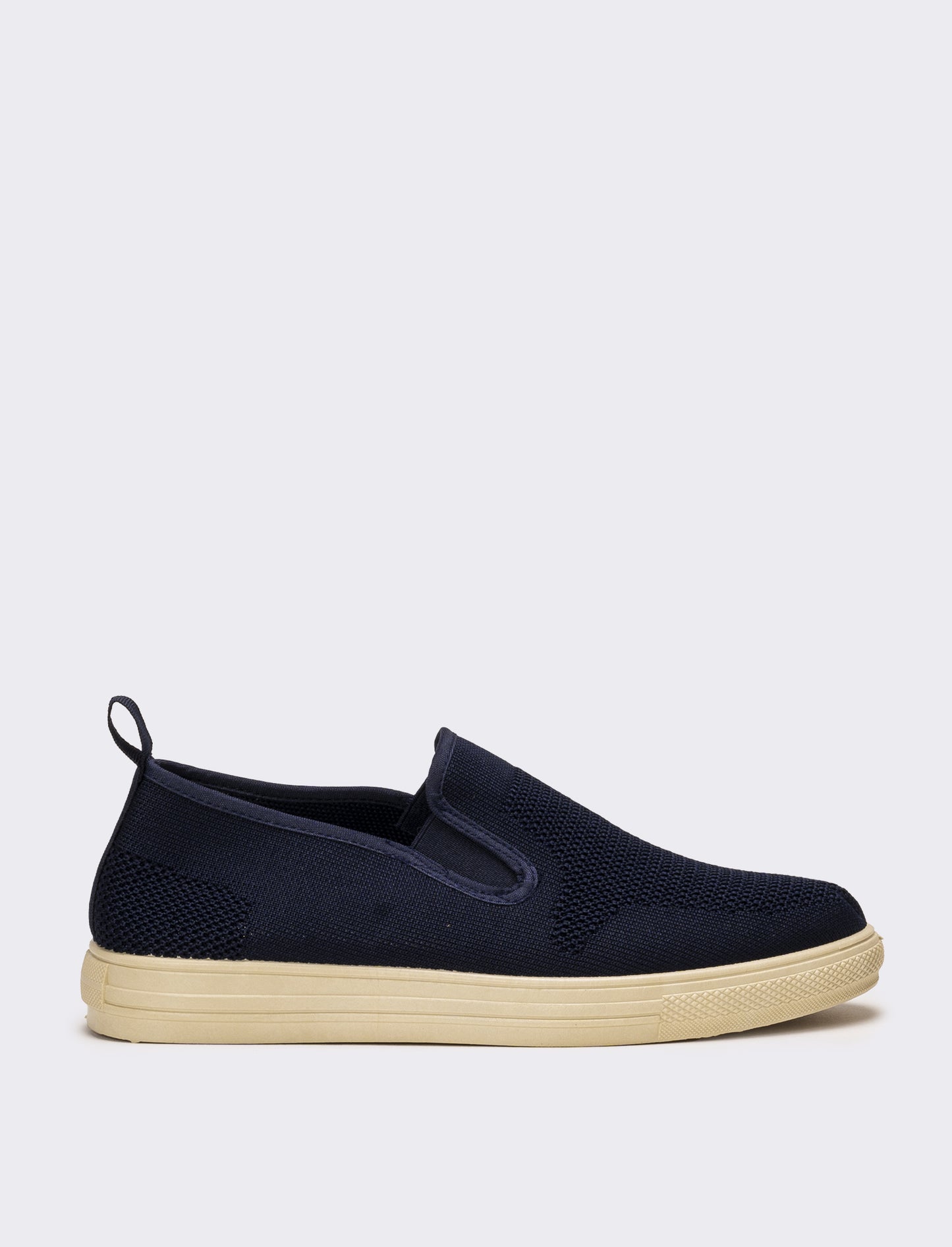 Slip-on in tessuto tecnico da uomo - BLUE/BLUE
