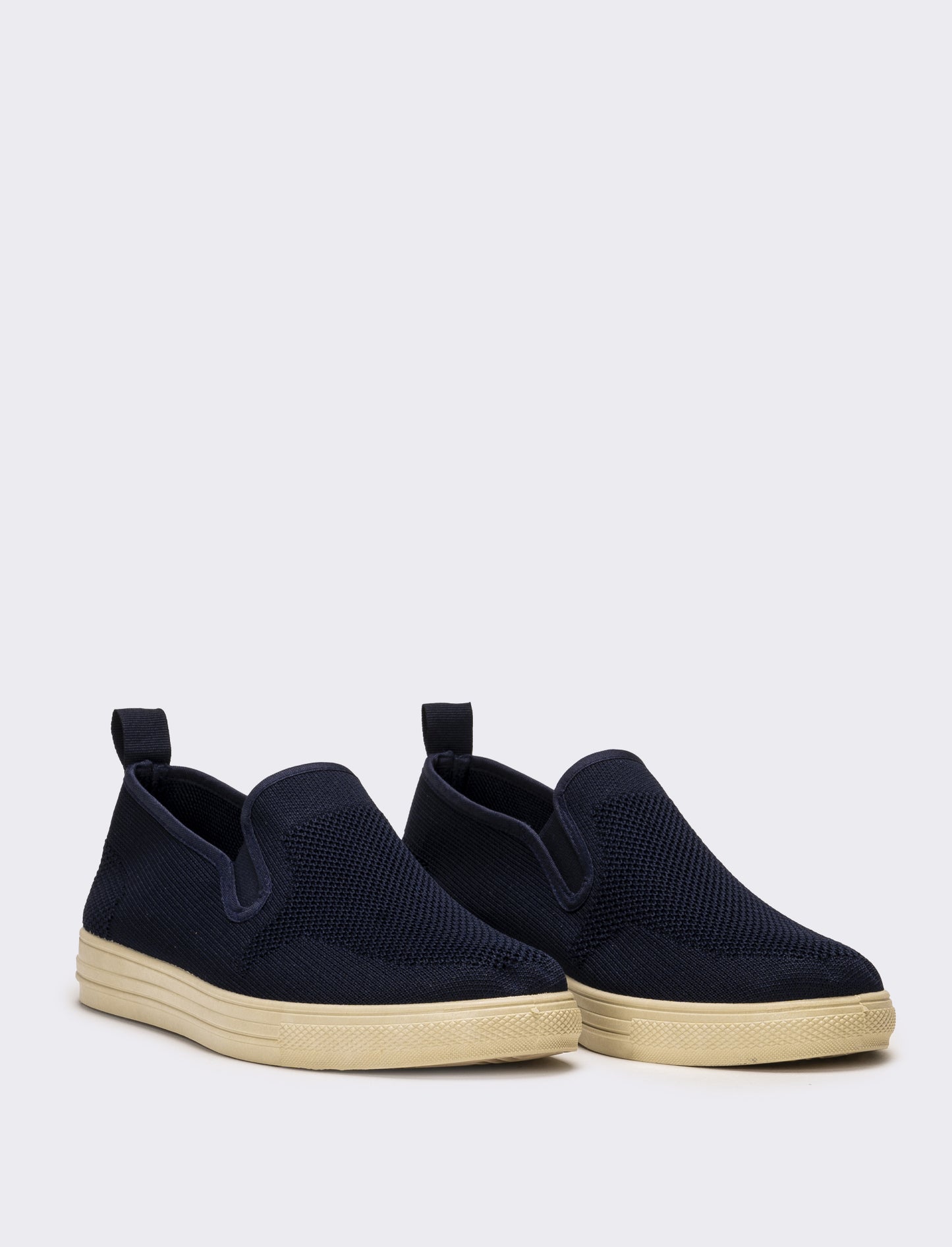 Slip-on in tessuto tecnico da uomo - BLUE/BLUE
